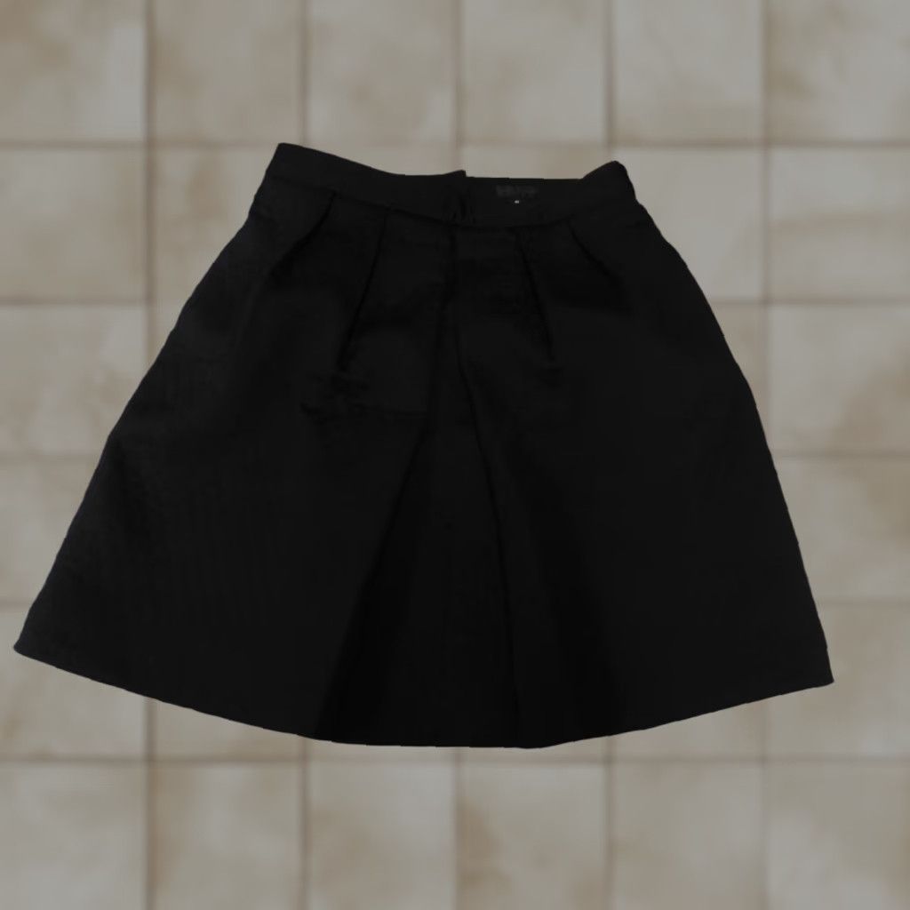 Worthington Worthington Womens Skirt 10 black A-Line Knee Length Zip Size 32" / US 10 / IT 46 - 1 Thumbnail