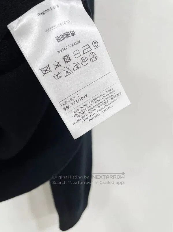 Valentino Valentino Black Wool Men's Pullover Sweater . Size US M / EU 48-50 / 2 - 5 Thumbnail