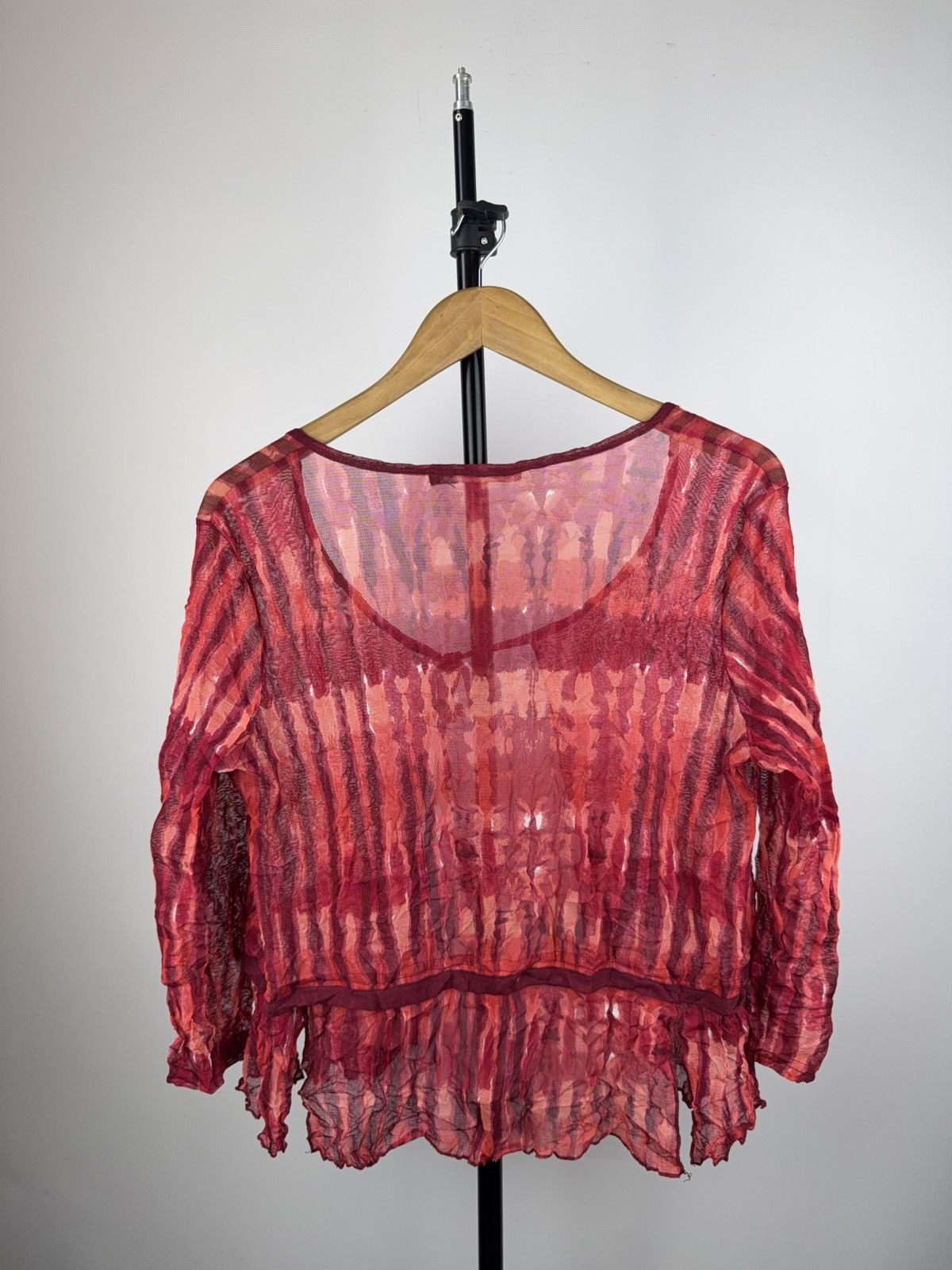 Other Vintage 90s Avant Garde JPG Style Italy Stretch Top Size L Size L / US 10 / IT 46 - 6 Thumbnail