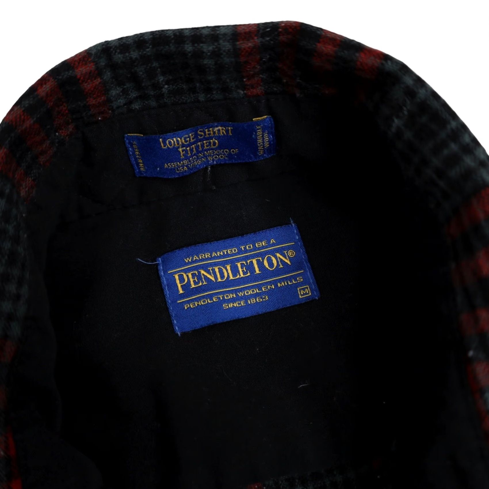 Pendleton Pendleton Mens M %100 Wool Lodge Shirt Multicolor Button-Up Long Sleeve Regular Adult Medium Mens Size US M / EU 48-50 / 2 - 4 Thumbnail
