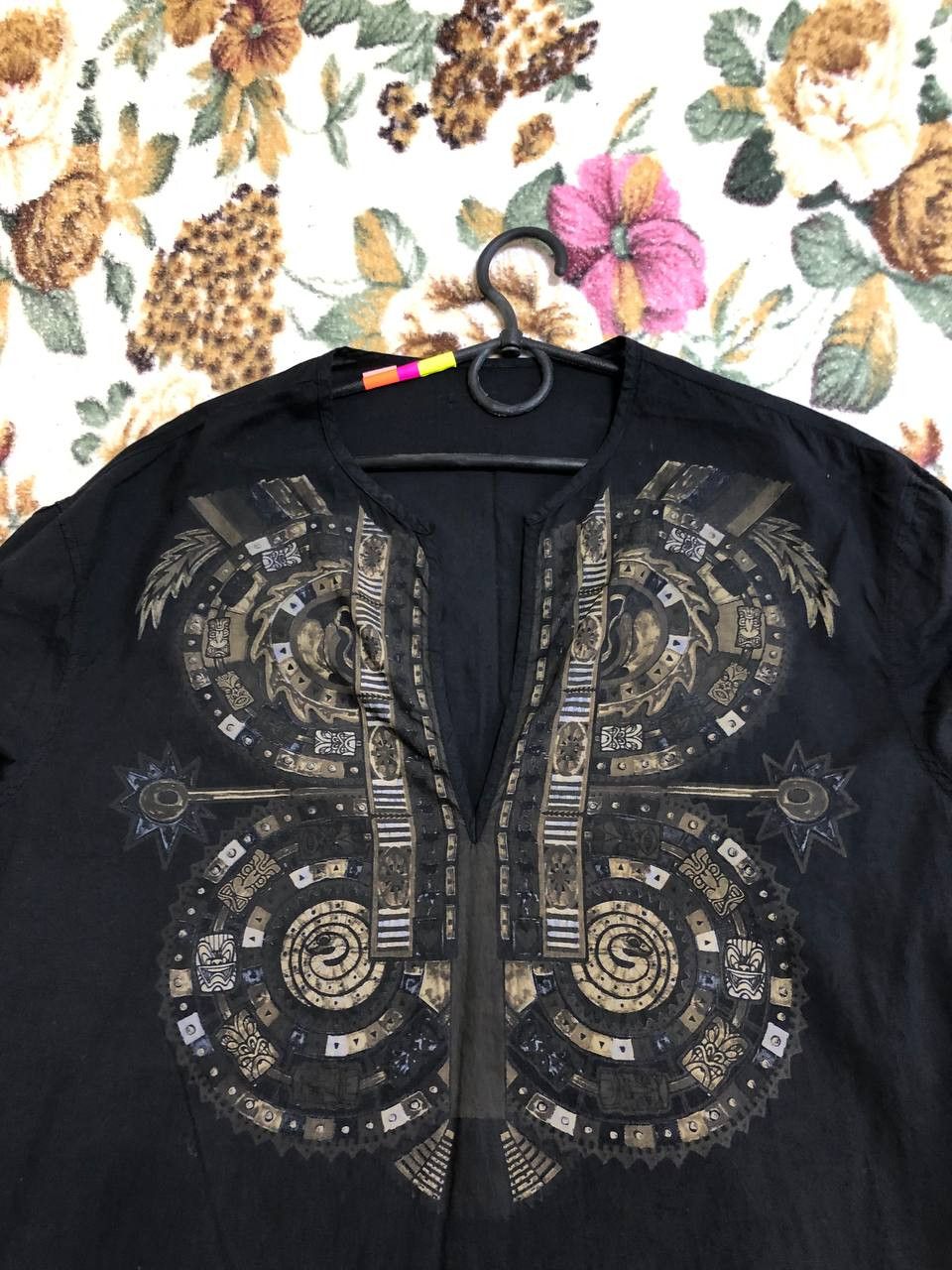 Just Cavalli Just Cavalli Men's Embroidered Long-sleeve Top Size US L / EU 52-54 / 3 - 12 Thumbnail