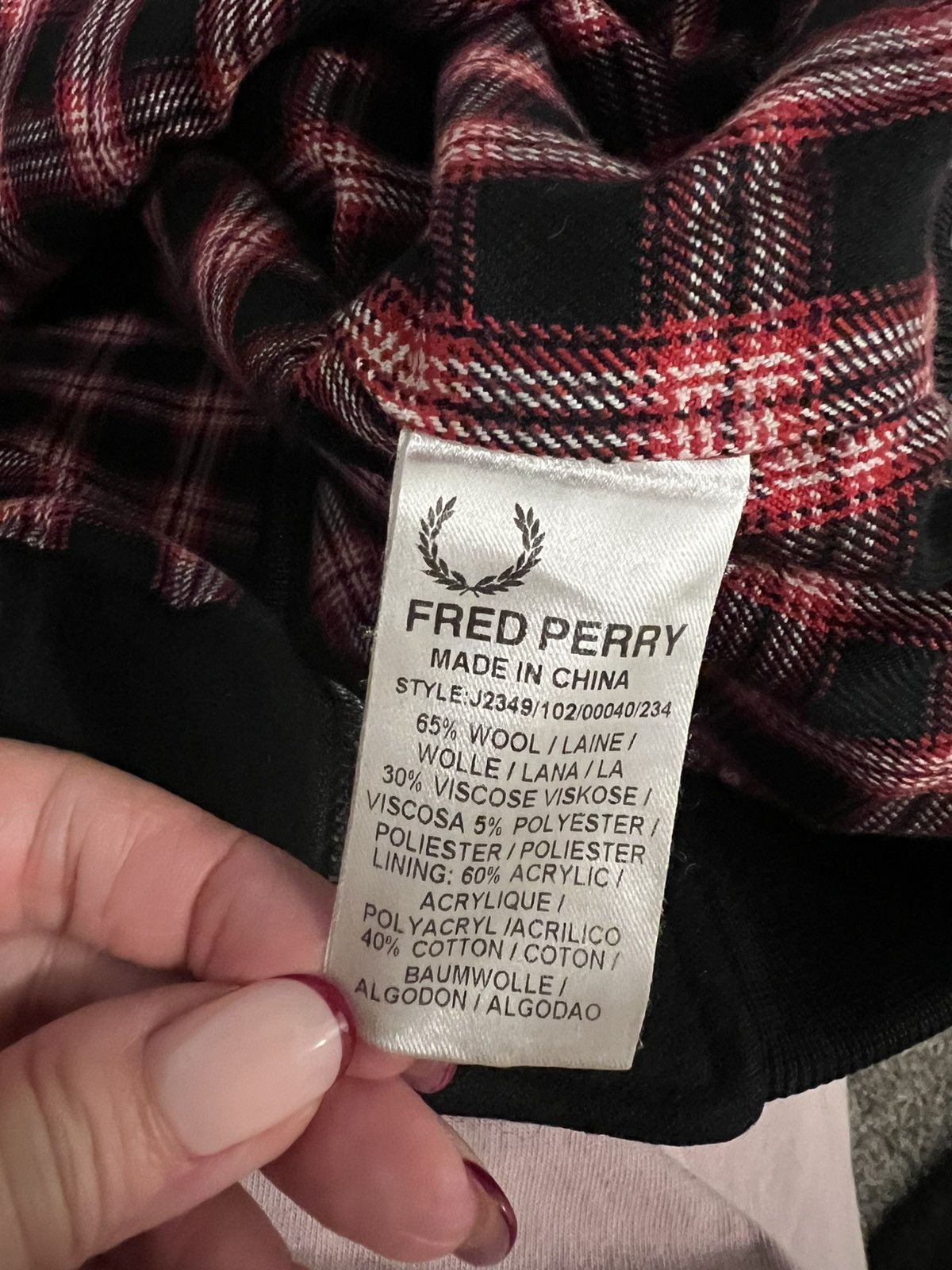Fred Perry Fred Perry Wool Bomber Jacket Size US M / EU 48-50 / 2 - 4 Thumbnail