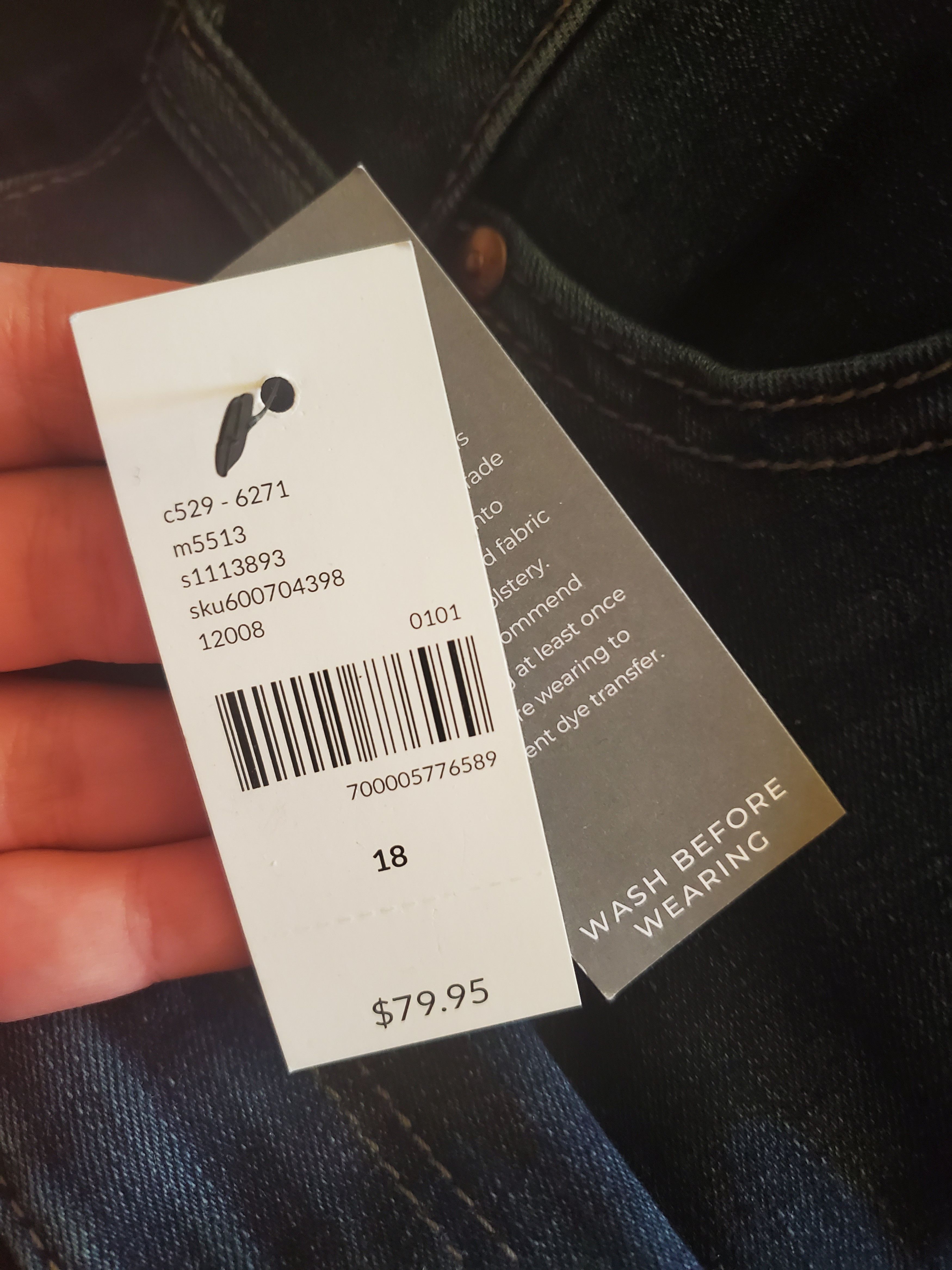 Other *NWT* Lane Bryant Curvy Fit Skinny Jeans-size 18 Size 40" / US 18 - 2 Thumbnail