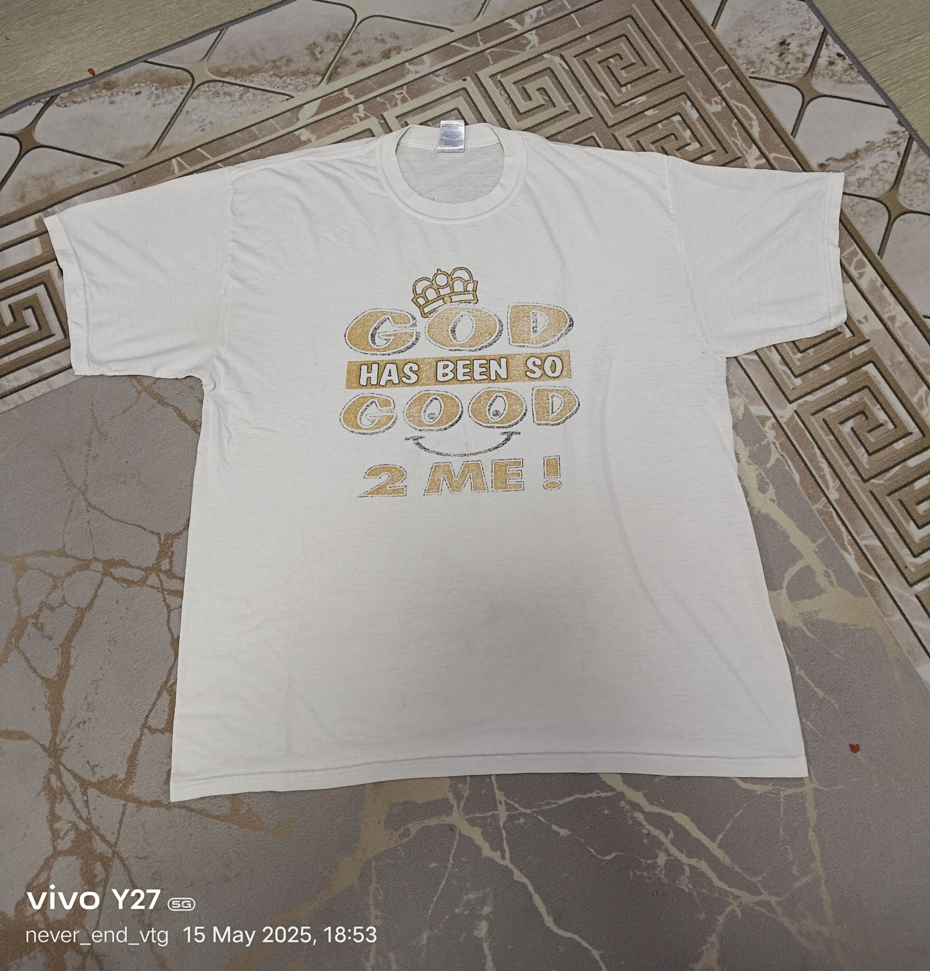 Other VINTAGE GOD HAS BEEN SO GOOD TO ME Size US XL / EU 56 / 4 - 2 Thumbnail