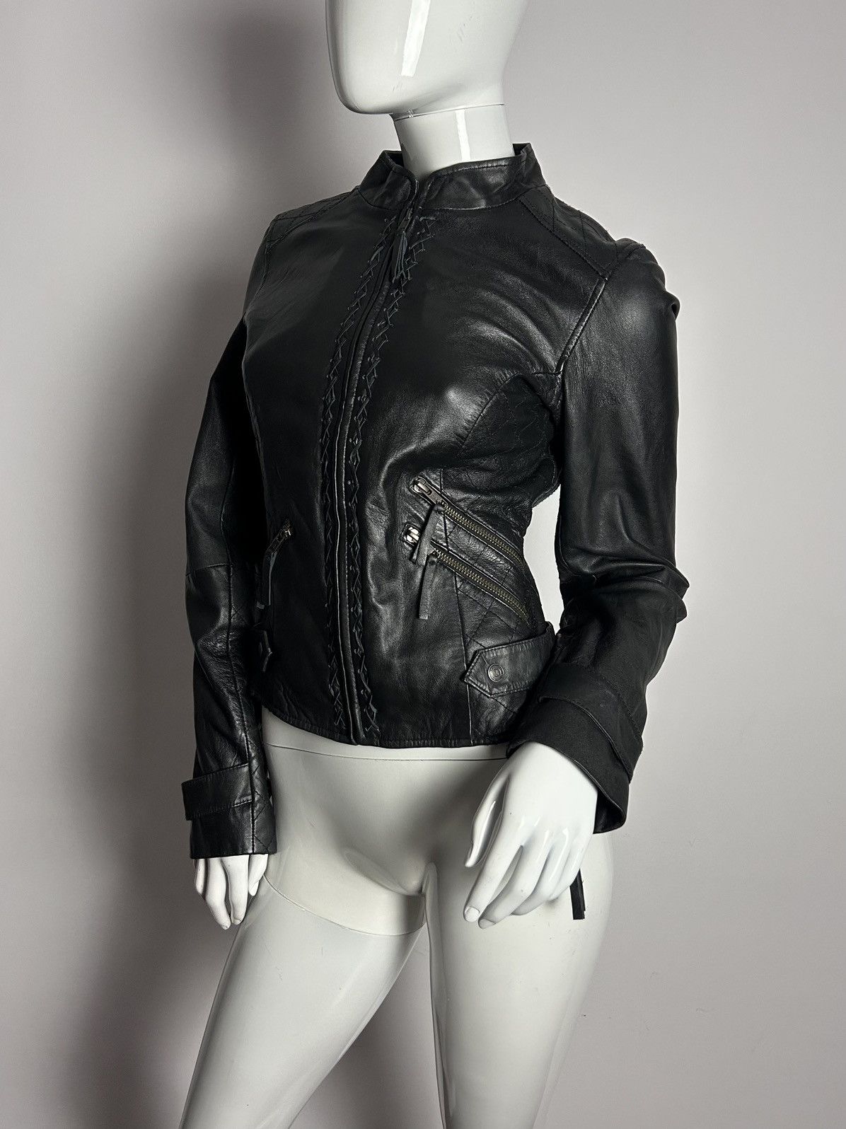 Other Insane vintage leather biker jacket Size M / US 6-8 / IT 42-44 - 6 Thumbnail