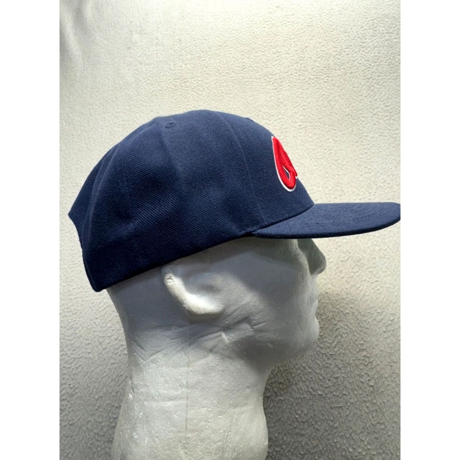 Vintage Onnit Navy Blue Adjustable Snapback Hat With Red Embroidered Logo Size ONE SIZE - 3 Thumbnail