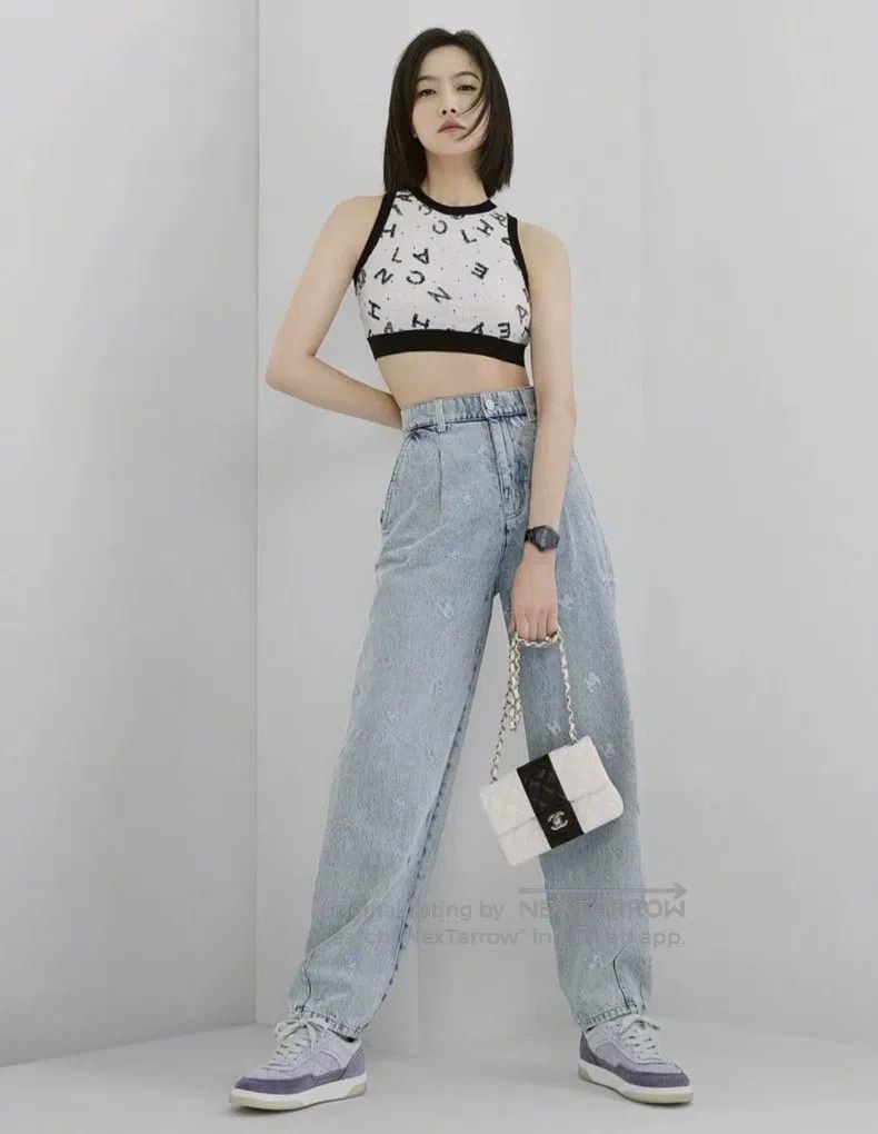 Chanel Chanel 21K sequin logo jeans Size 26" / US 2 / IT 38 - 8 Thumbnail