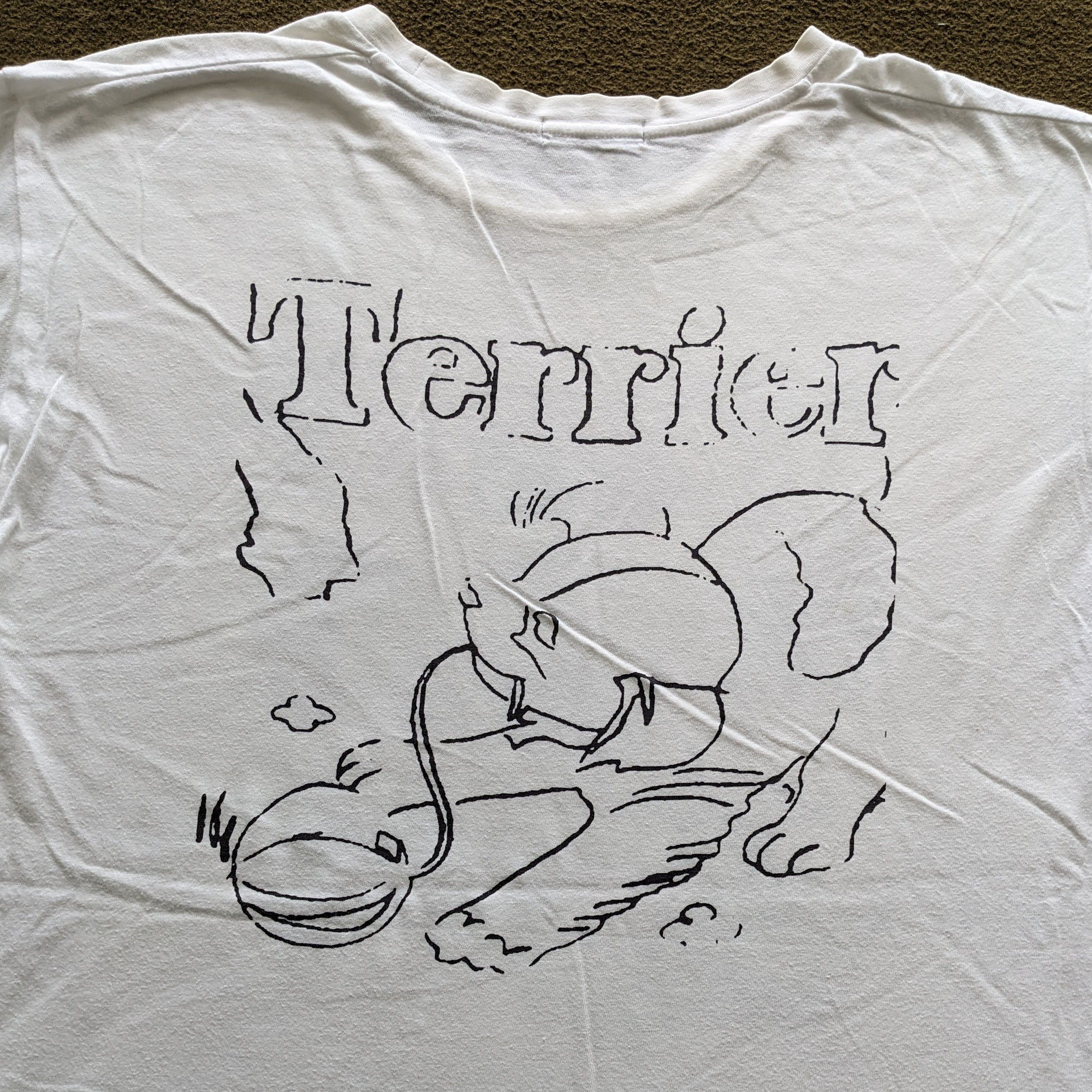 Vintage Vintage ANDY WARHOL Terrier Dog Art T-shirt Size US XL / EU 56 / 4 - 4 Thumbnail