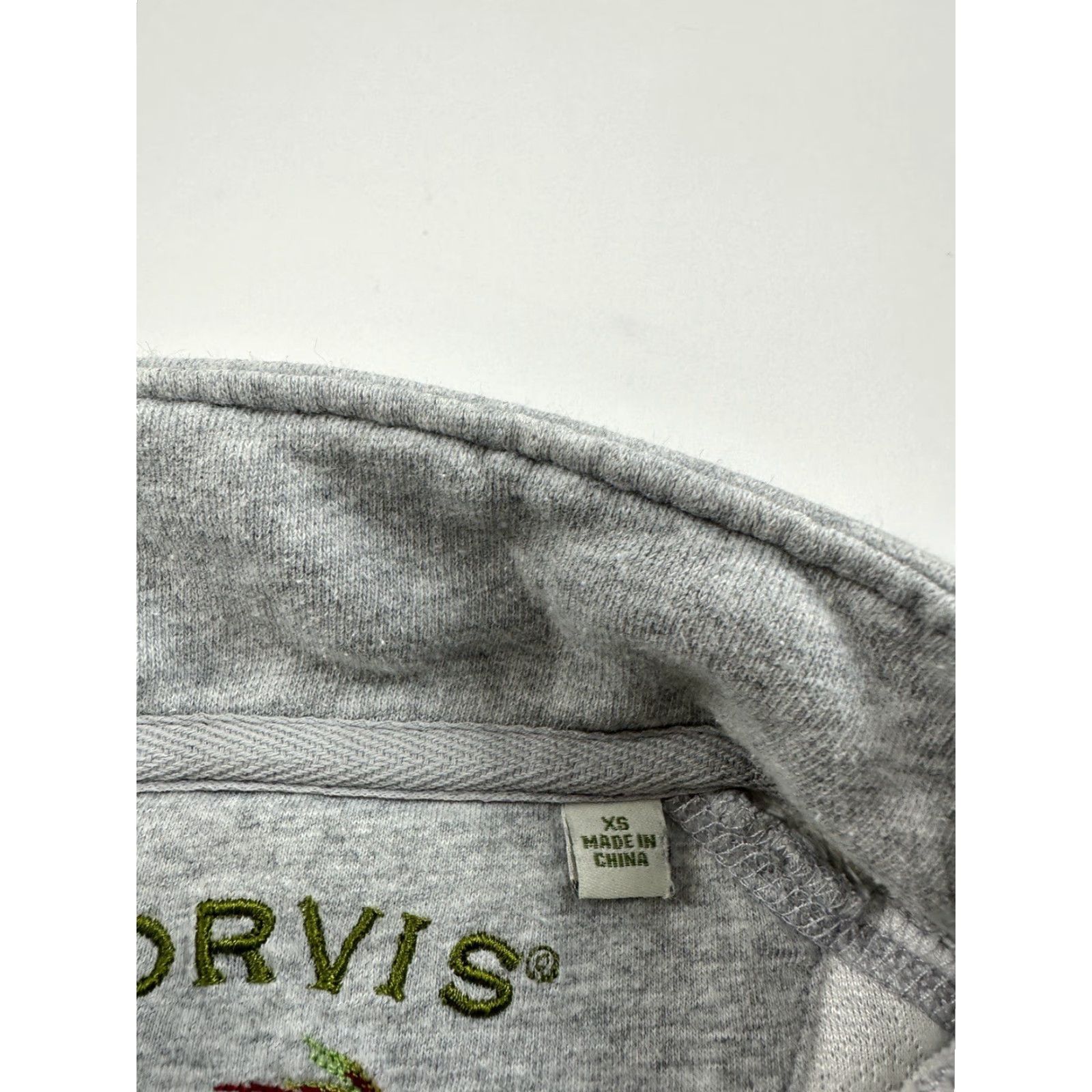 Orvis Orvis Sweatshirt Womens XS Gray 1/4 Zip Pullover Size XS / US 0-2 / IT 36-38 - 4 Thumbnail