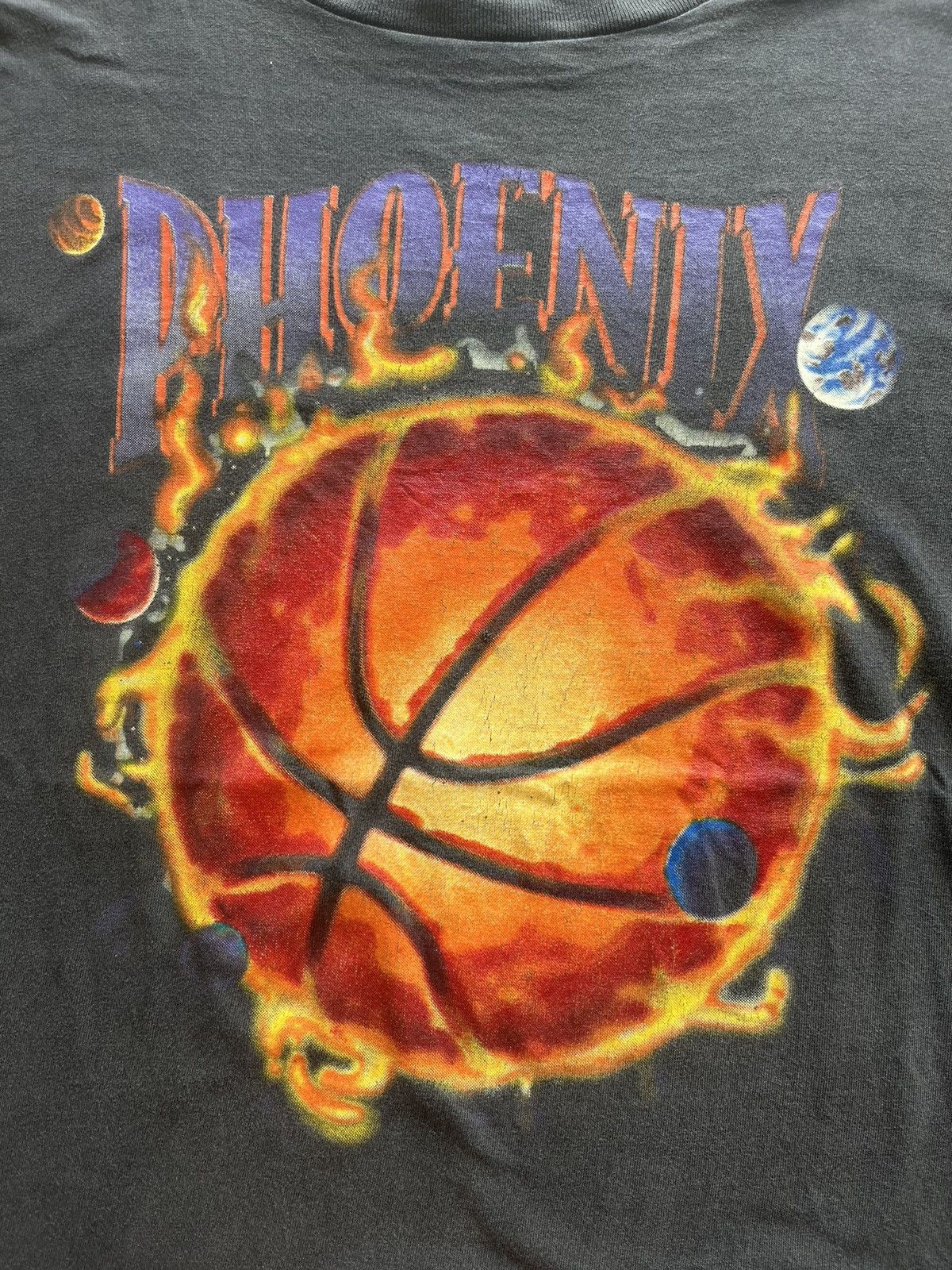 NBA × Nutmeg × Vintage Vintage PHOENIX SUNS 1993 NBA by Nutmeg tshirt Size US XL / EU 56 / 4 - 6 Thumbnail