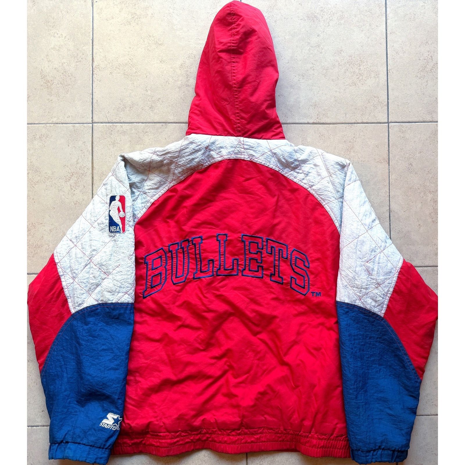 NBA × Starter Washington Bullets 90s STARTER puffer S red blue NBA vintage Size US S / EU 44-46 / 1 - 2 Thumbnail