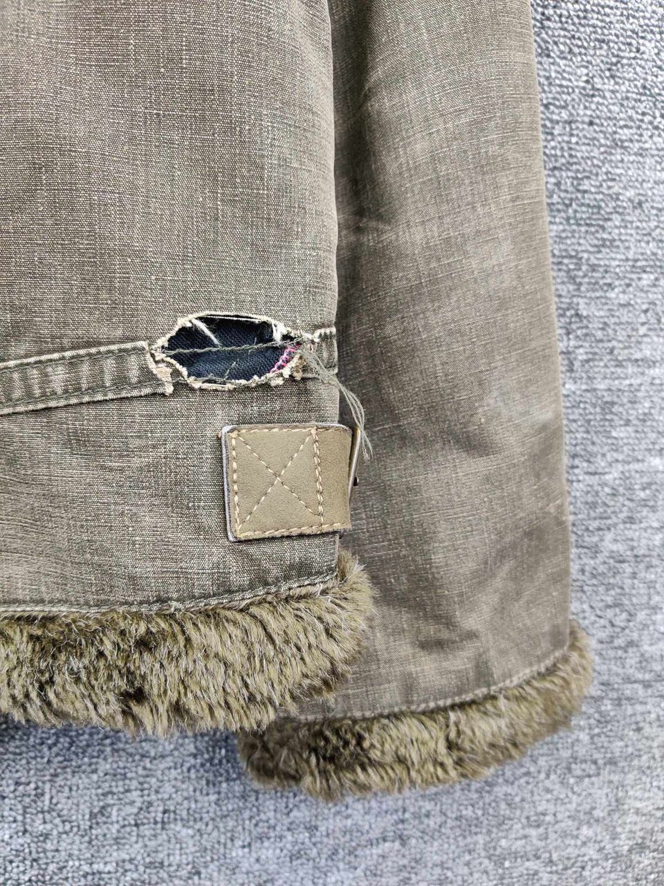Johnbull Vintage John Bull Kojima Japan Denim Shearling Fur Jacket Size US L / EU 52-54 / 3 - 11 Thumbnail
