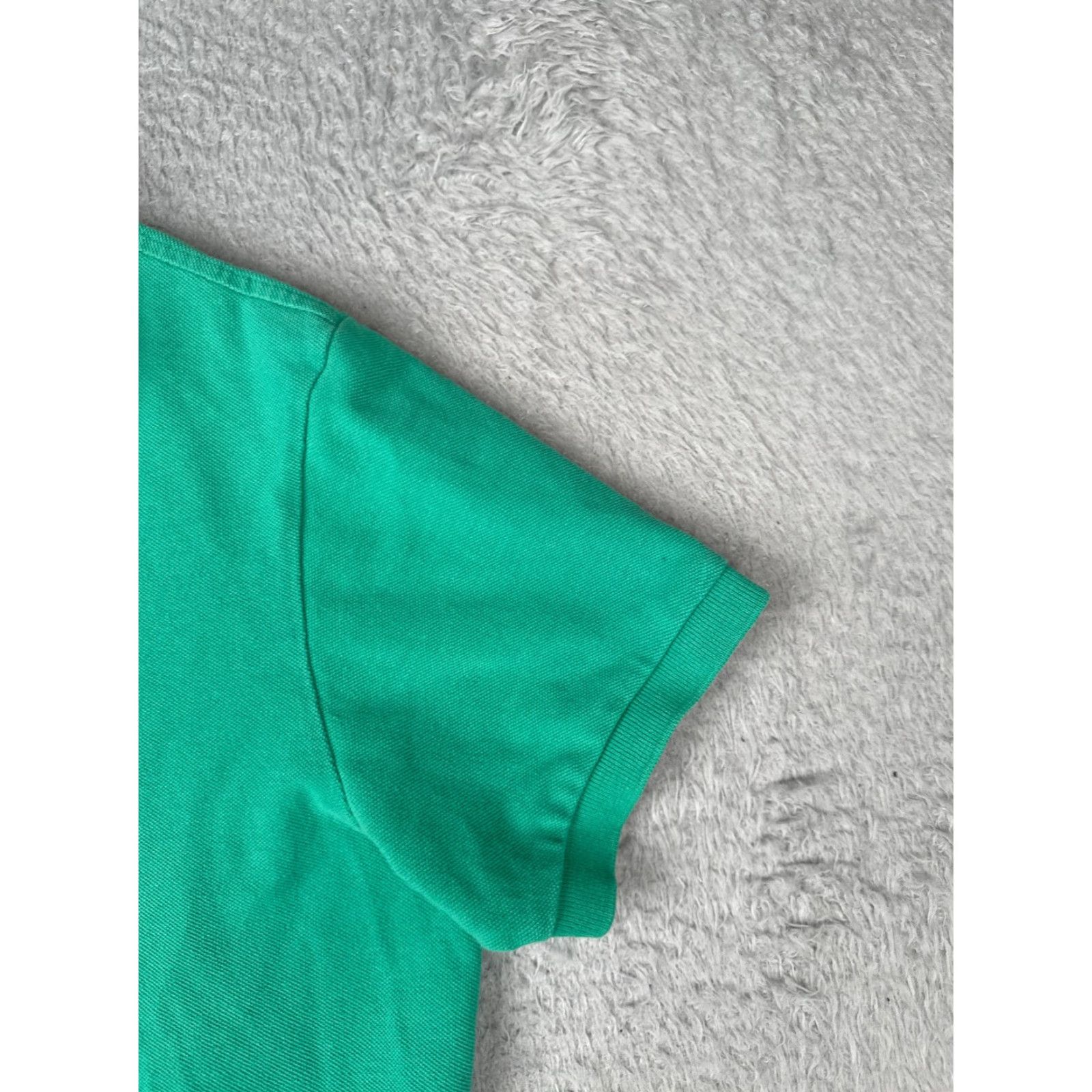 Ralph Lauren VINTAGE Polo Ralph Lauren Shirt Men Large Green 100% Cotton Custom Fit Pony READ Size US L / EU 52-54 / 3 - 2 Thumbnail