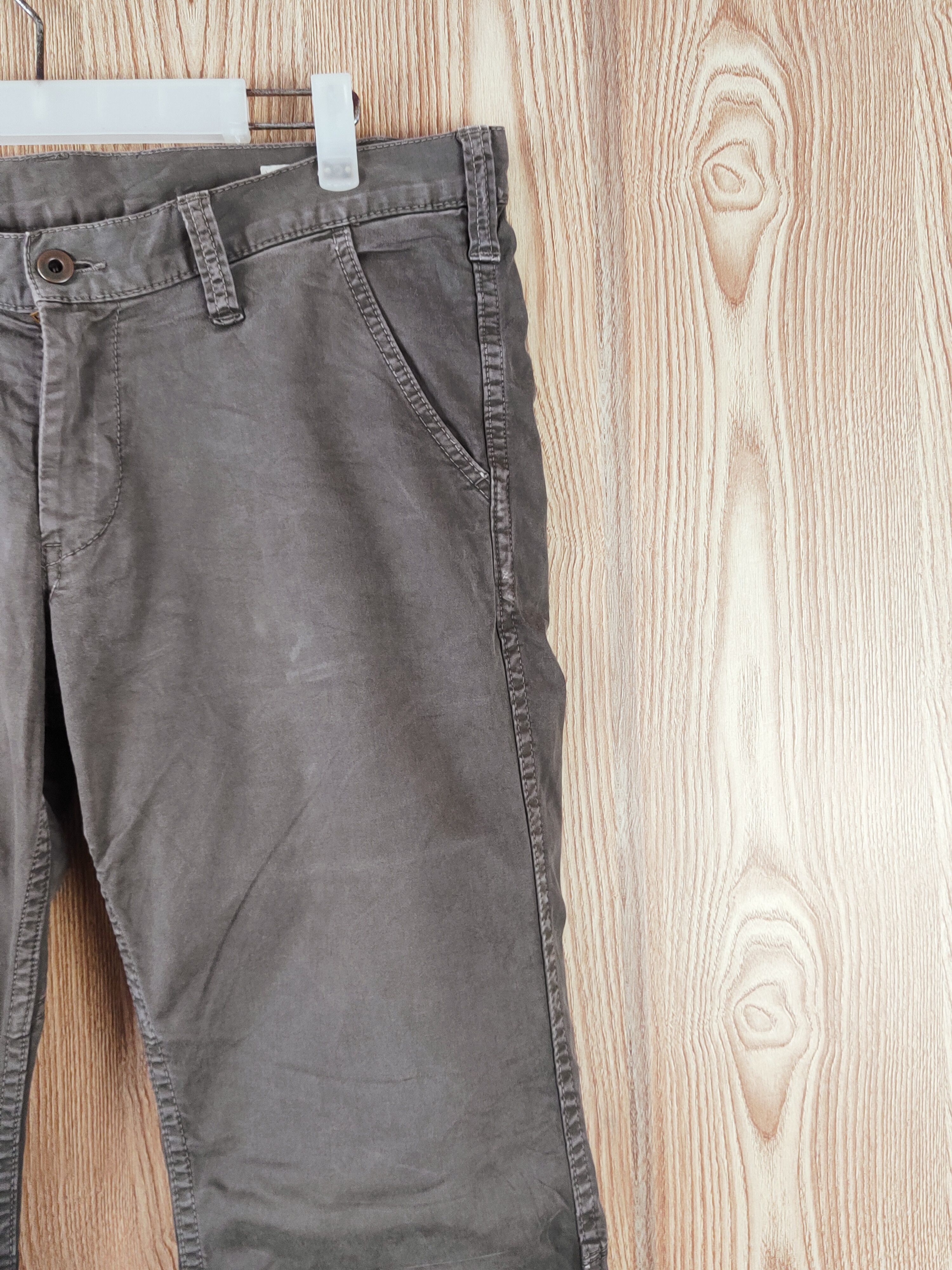 Quadro Dark Brown Multipocket Casual Pants #W624