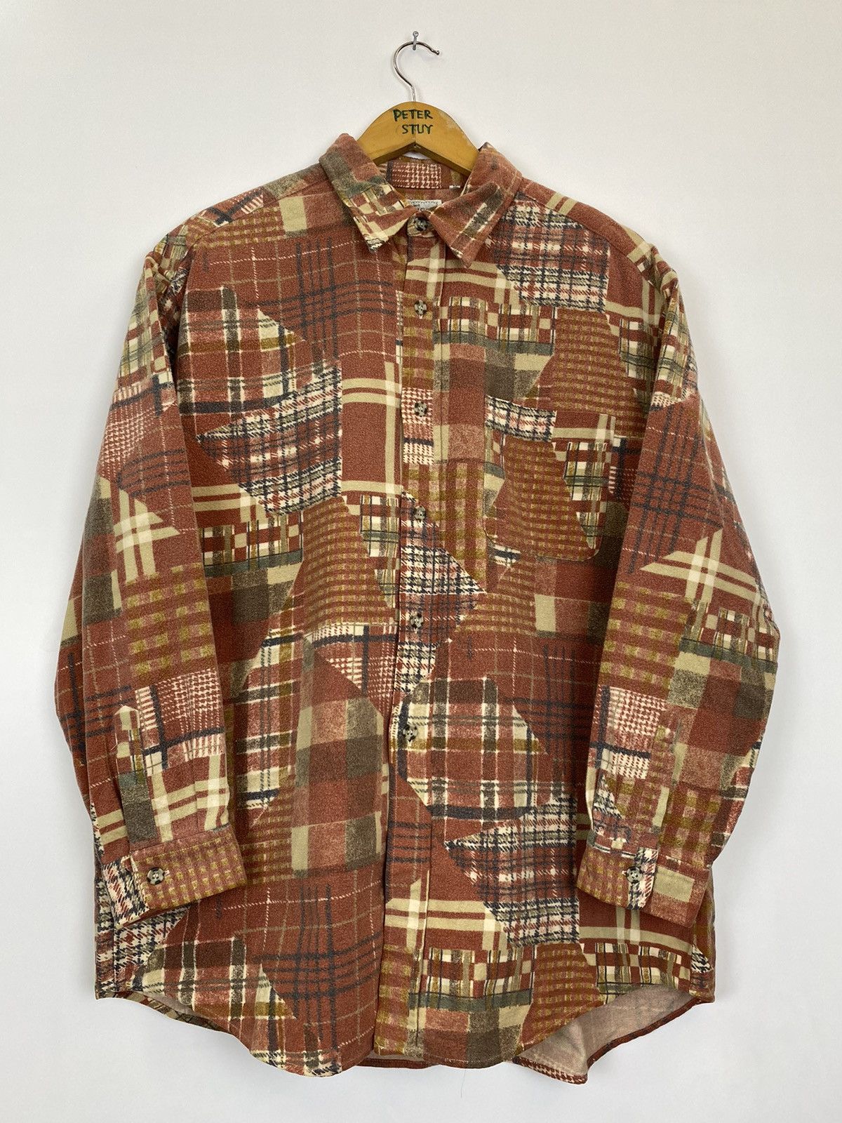 Flannel × Japanese Brand × Vintage Vintage Sudbury Chips Button Shirt Size US L / EU 52-54 / 3 - 7 Thumbnail