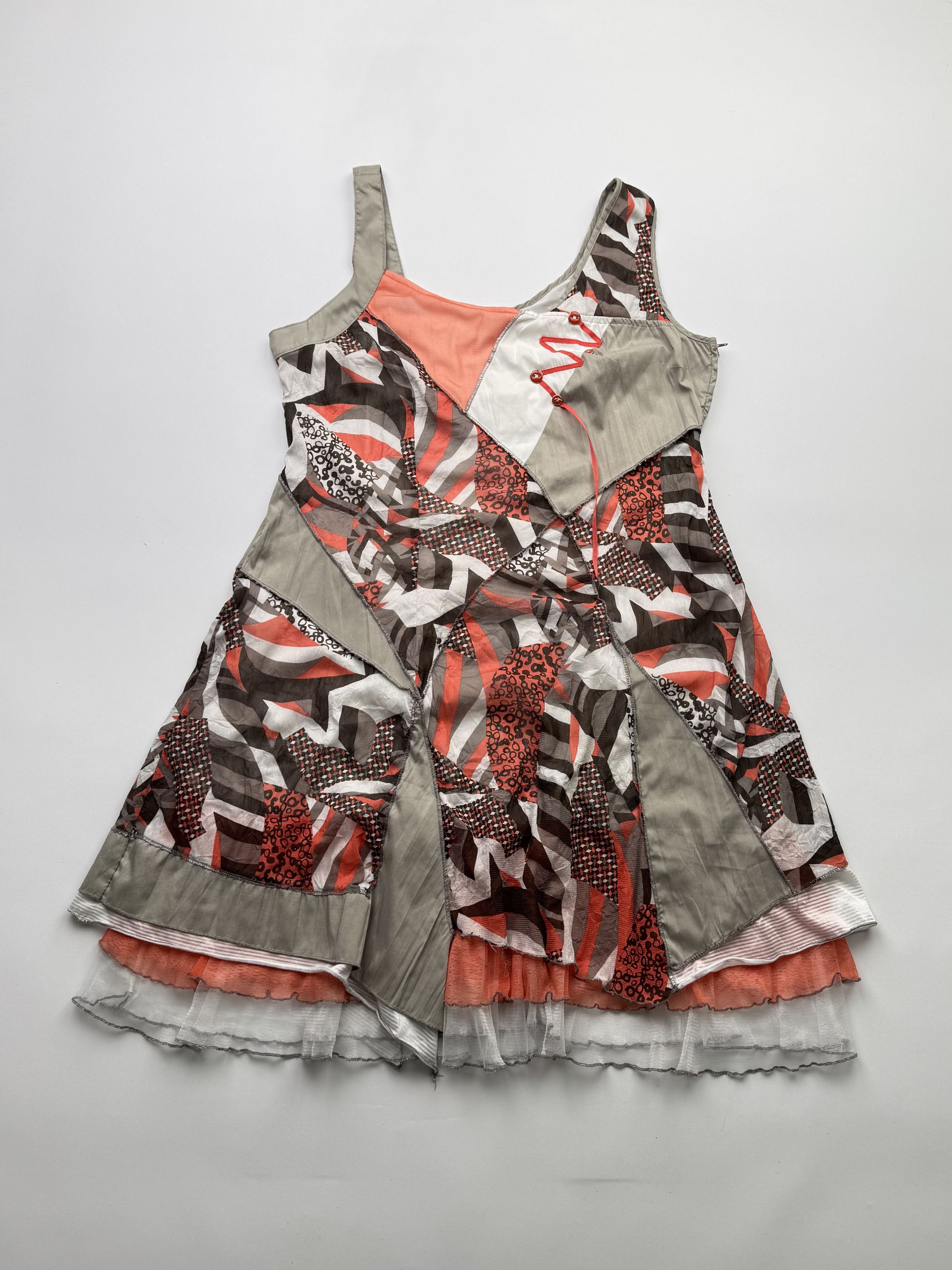 Japanese Brand Vintage Flare Dress B258 E2(V367) Size L / US 10 / IT 46 - 1 Thumbnail