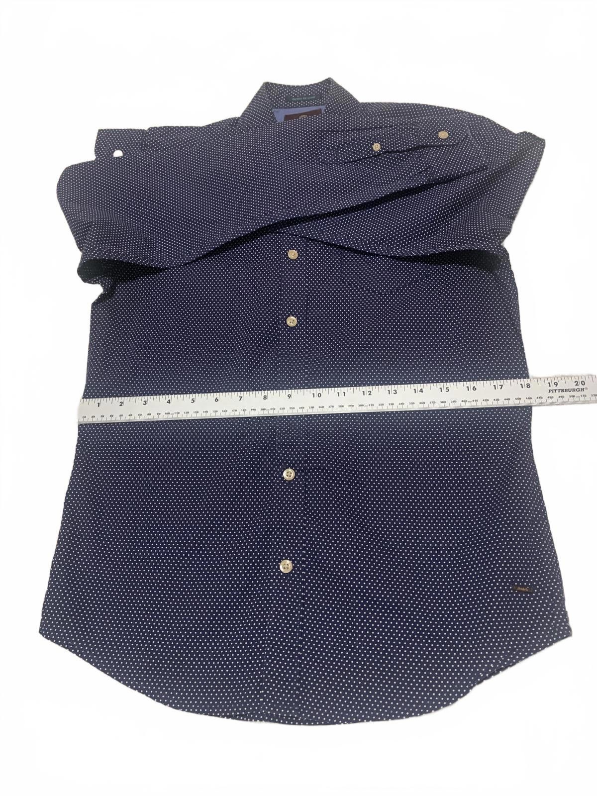 Scotch & Soda Scotch & Soda Navy Blue Polka Dot Button Up Shirt S Size US S / EU 44-46 / 1 - 9 Thumbnail