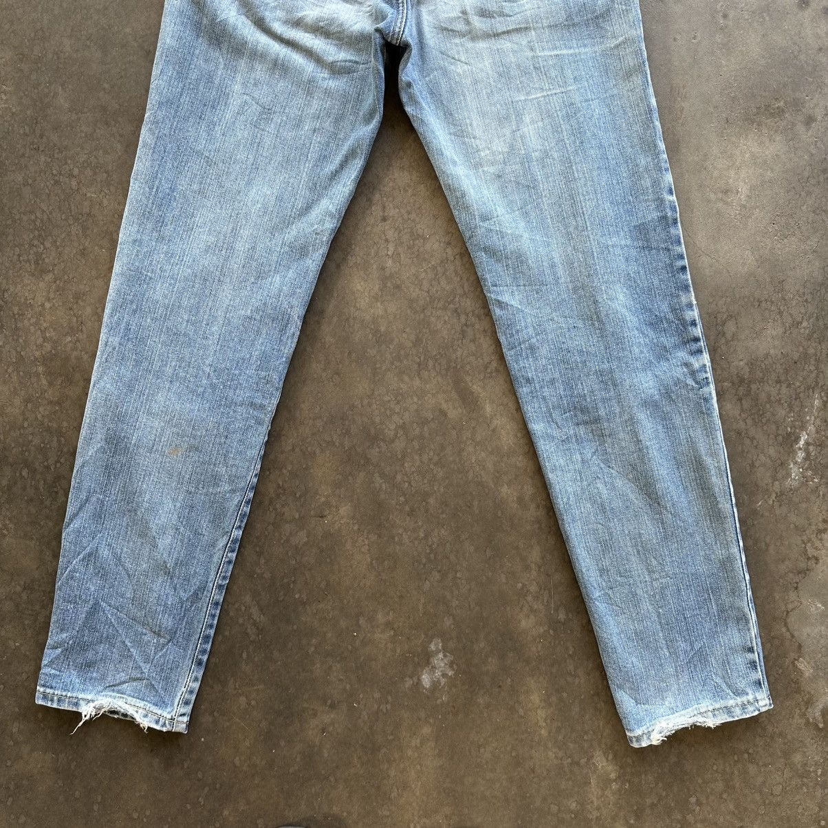 Japanese Brand Vintage Edwin Distressed Faded Denim Jean Pant W28 Size US 28 / EU 44 - 10 Thumbnail