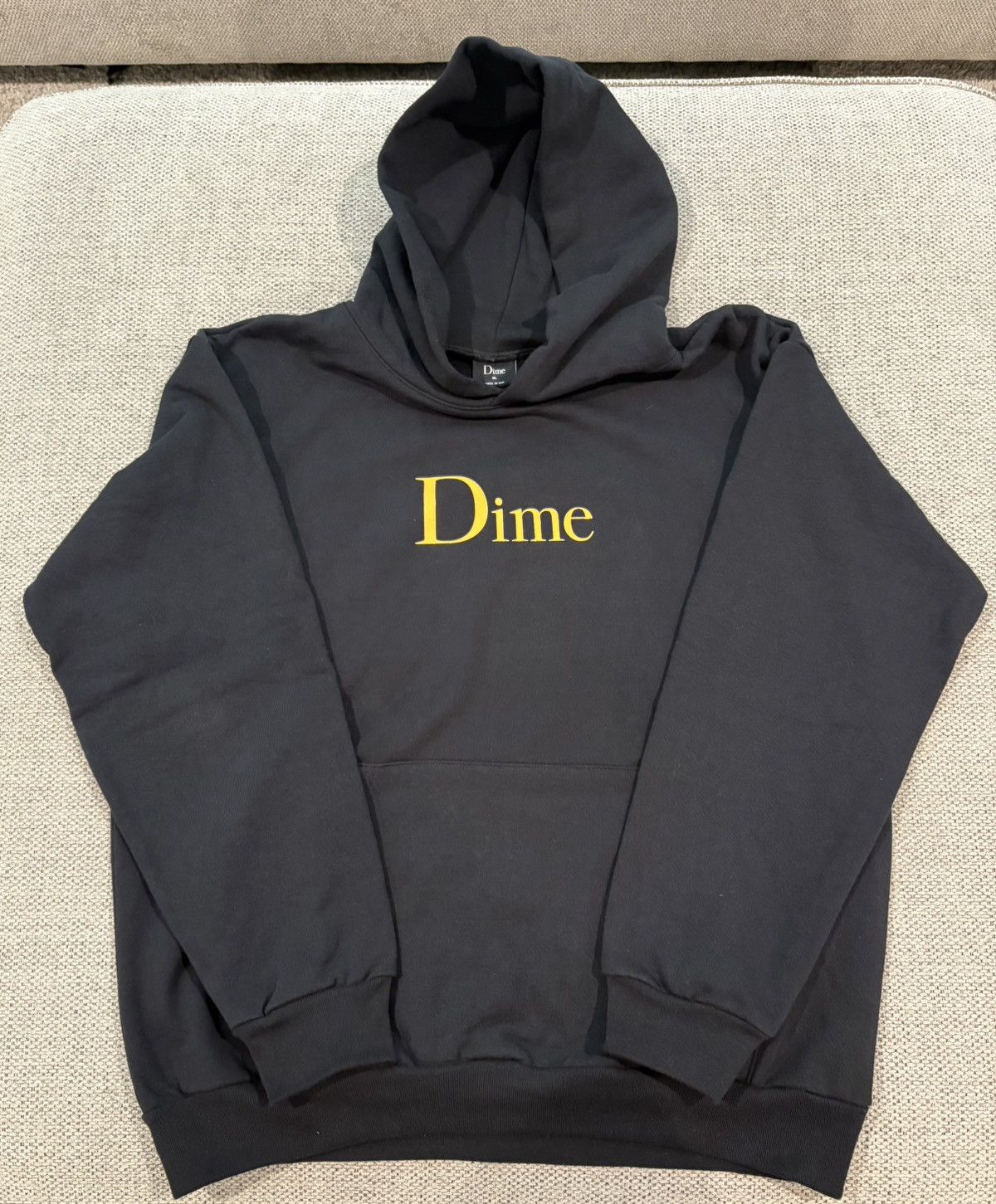 Dime Dime classic logo hoodie black Size US XL / EU 56 / 4 - 2 Thumbnail