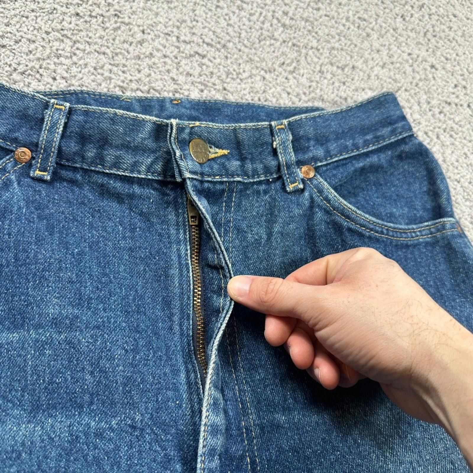 Lee Vintage Lee Made in USA Womens Jeans 14 L Medium Wash High Size 36" / US 14 / IT 50 - 8 Thumbnail