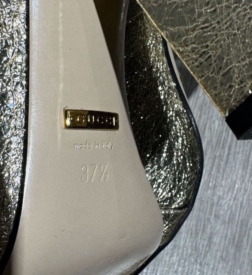 Gucci Gucci Marmont Gold Loafer Pump Size US 7.5 / IT 37.5 - 7 Thumbnail