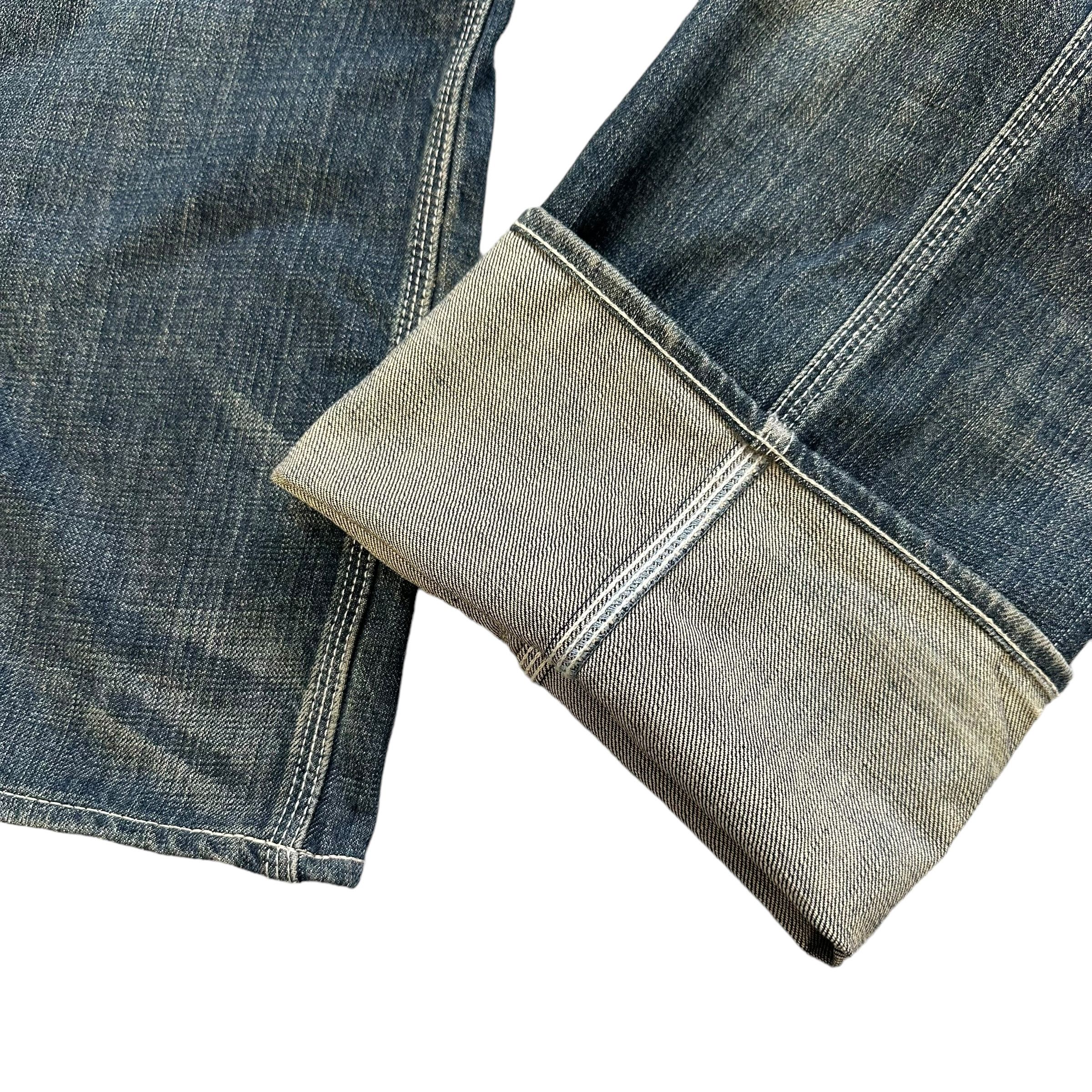 Vanson Leathers Vanson Leathers Embroidered Big Logo Denim Pant #A33-0742 Size US 36 / EU 52 - 15 Thumbnail