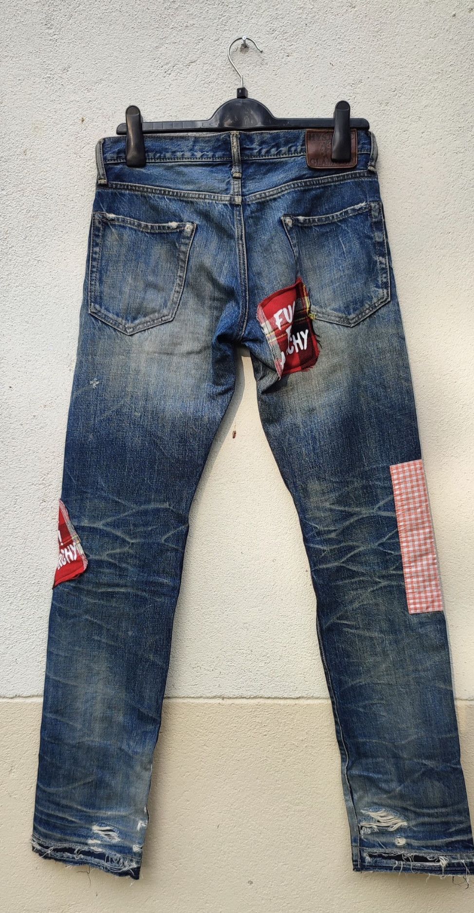 Hysteric Glamour 🔥hysteric glamour punk patcwork Size US 31 - 10 Thumbnail