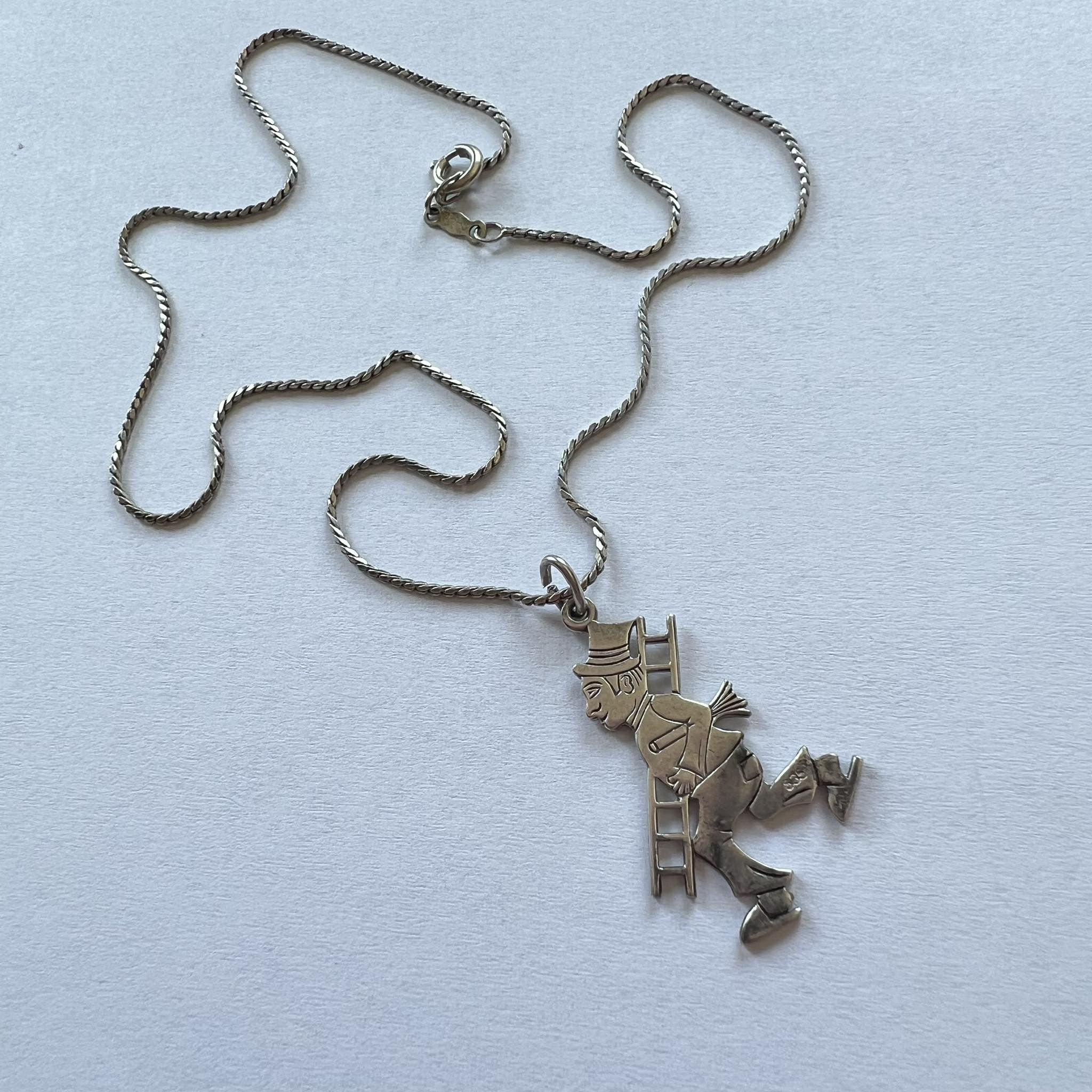Vintage Vintage Silver 835 Necklace Pendant Old Germany Marked Size ONE SIZE - 7 Thumbnail