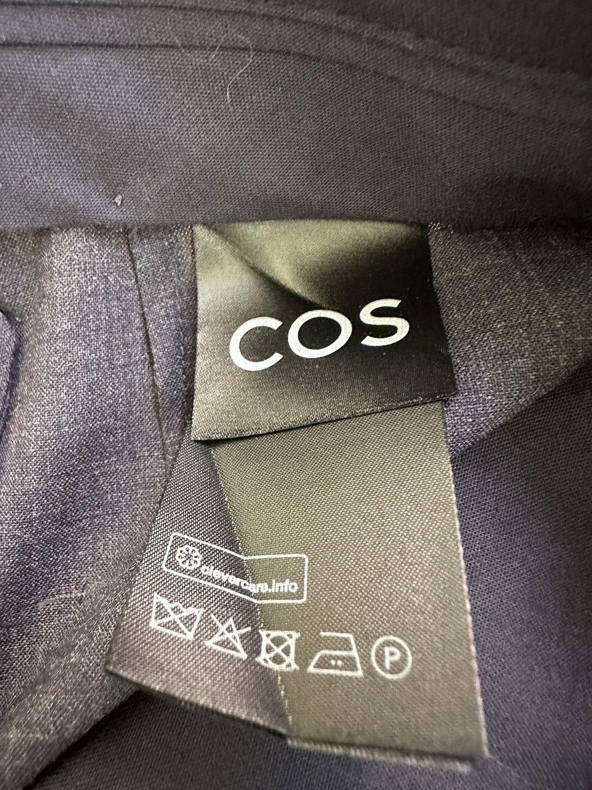 Cos COS Wool Dress Trousers Slim Fit 32R NWT Tailored Navy Size US 32 / EU 48 - 11 Thumbnail