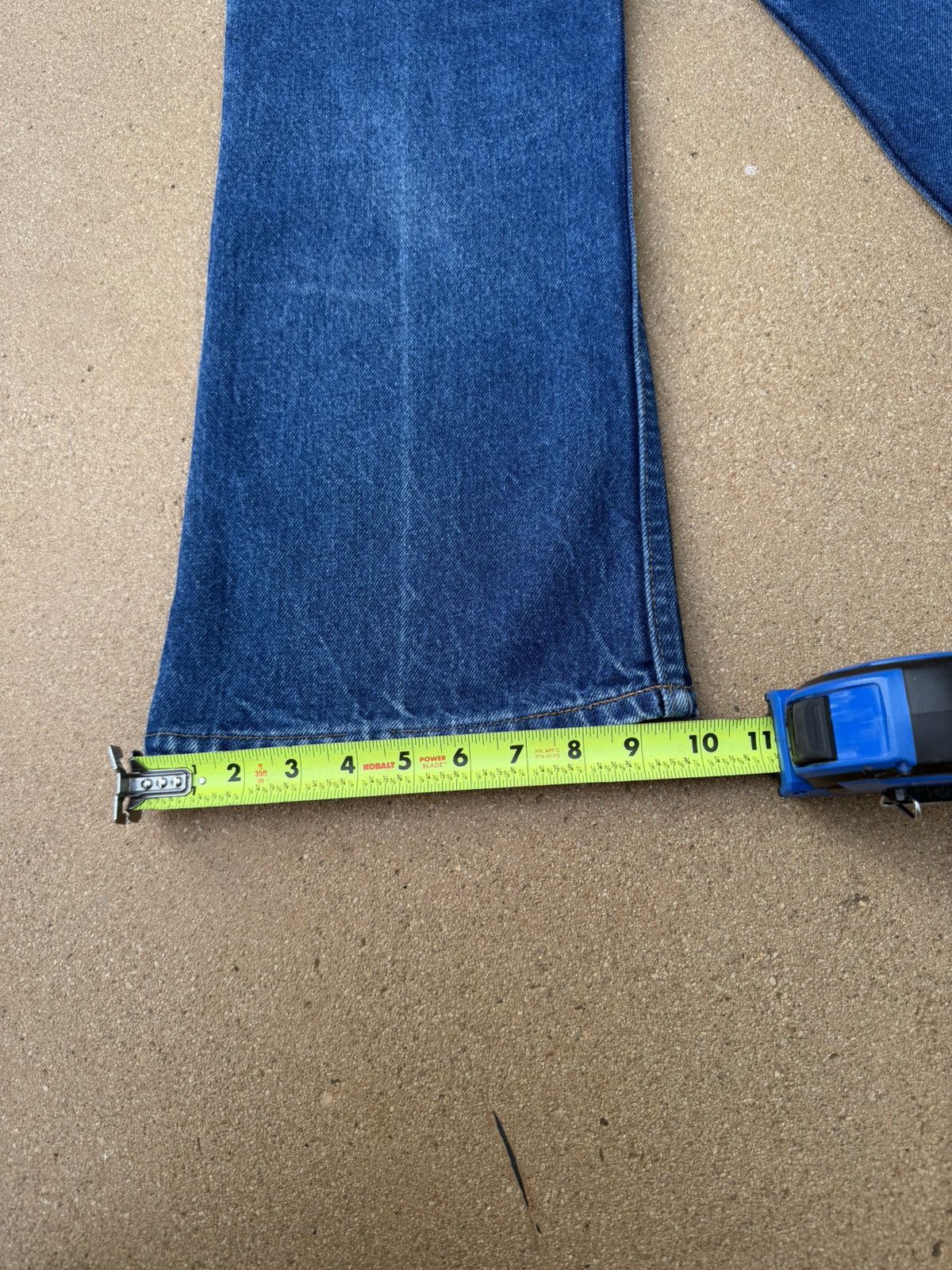 Vtg 80’s Levi’s 646 Orange Tab Bellbottom Flare Jeans 37x29