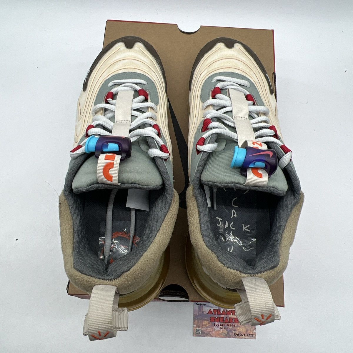 Nike Travis Scott x air max 270 react cactus trails Size US 10.5 / EU 43-44 - 7 Thumbnail