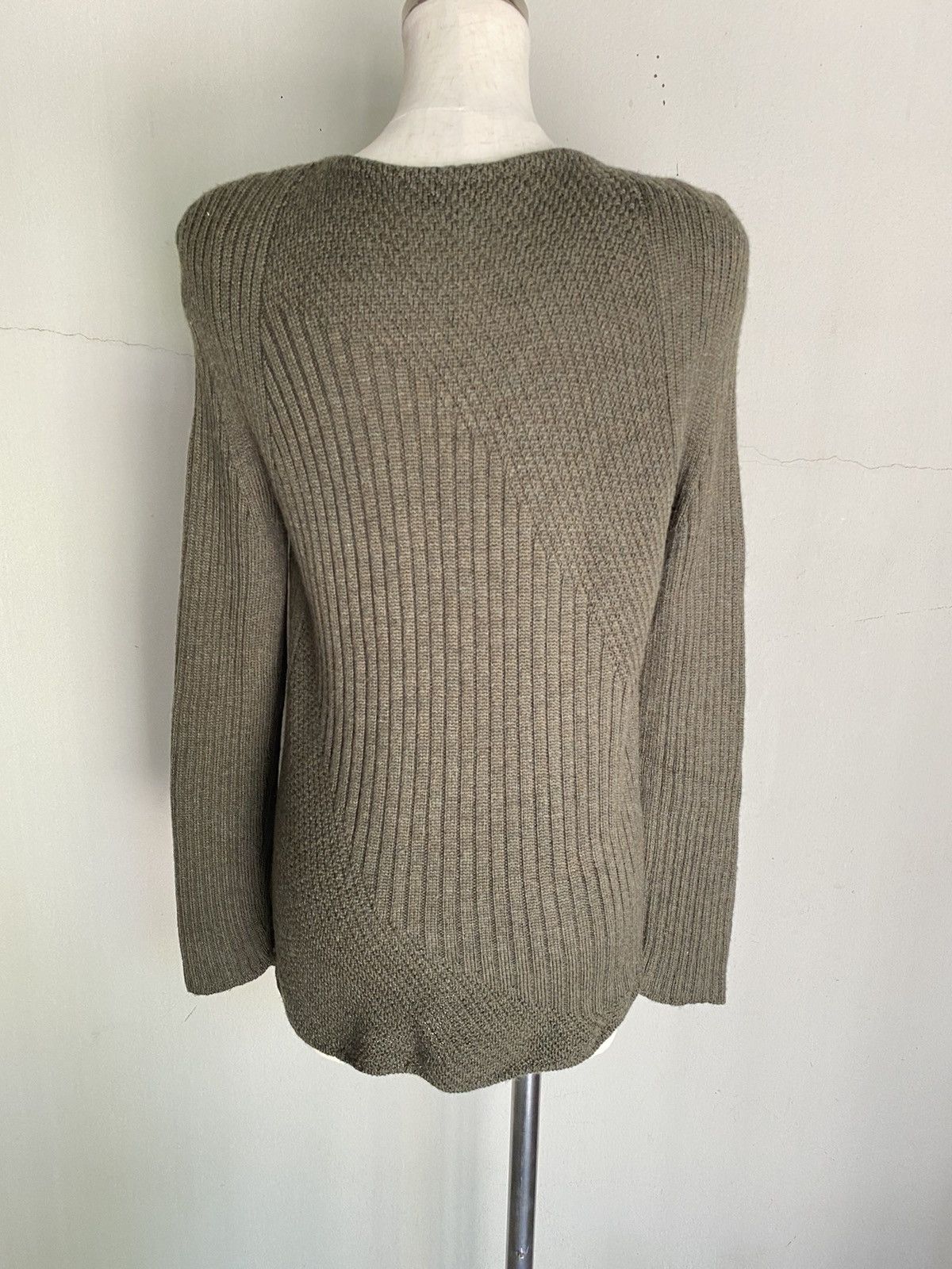 Valentino VALENTINO Olive Knit Cardigan Size ONE SIZE - 19 Thumbnail