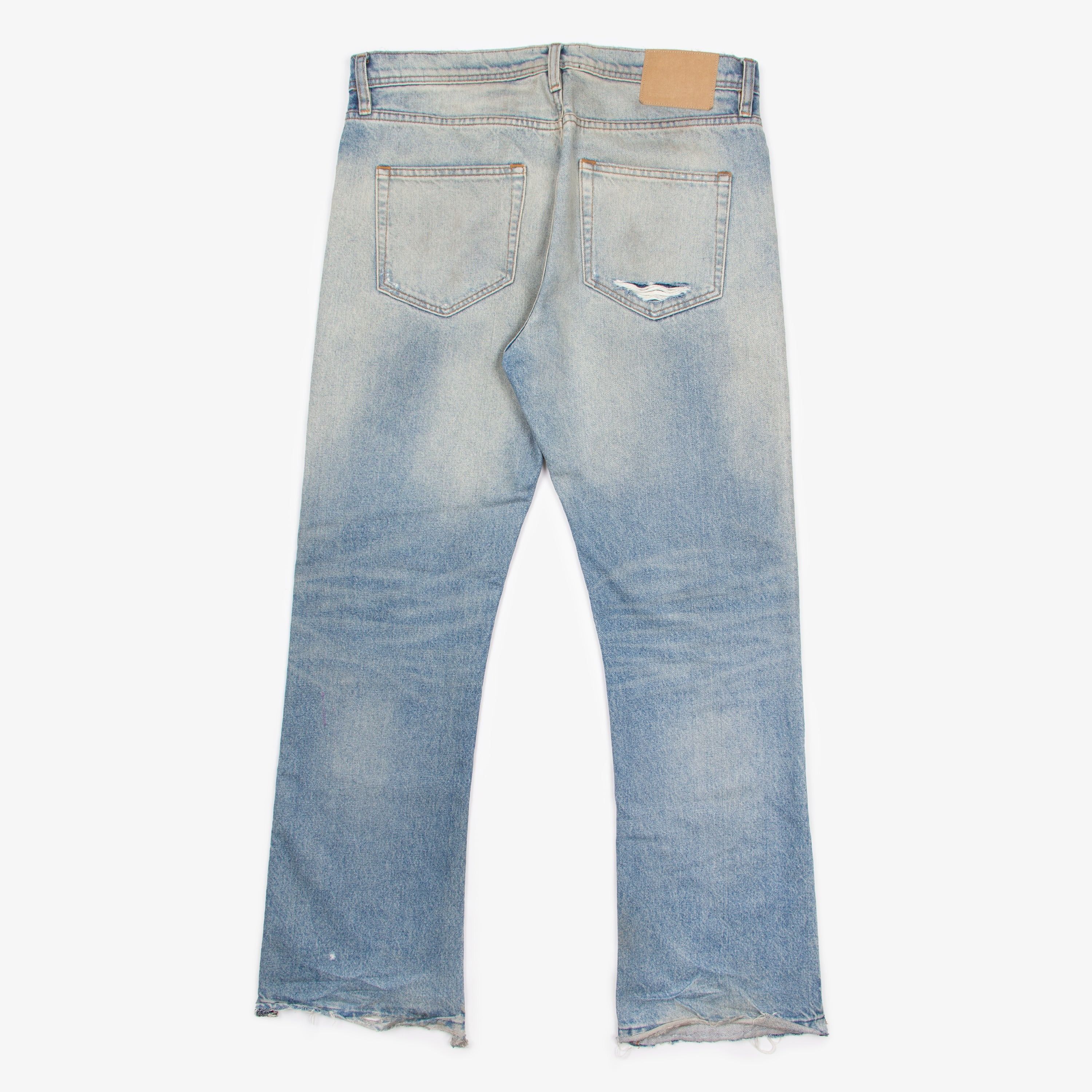 Enfants Riches Deprimes ERD DISTRESSED FLARE DENIM Size US 34 / EU 50 - 3 Thumbnail