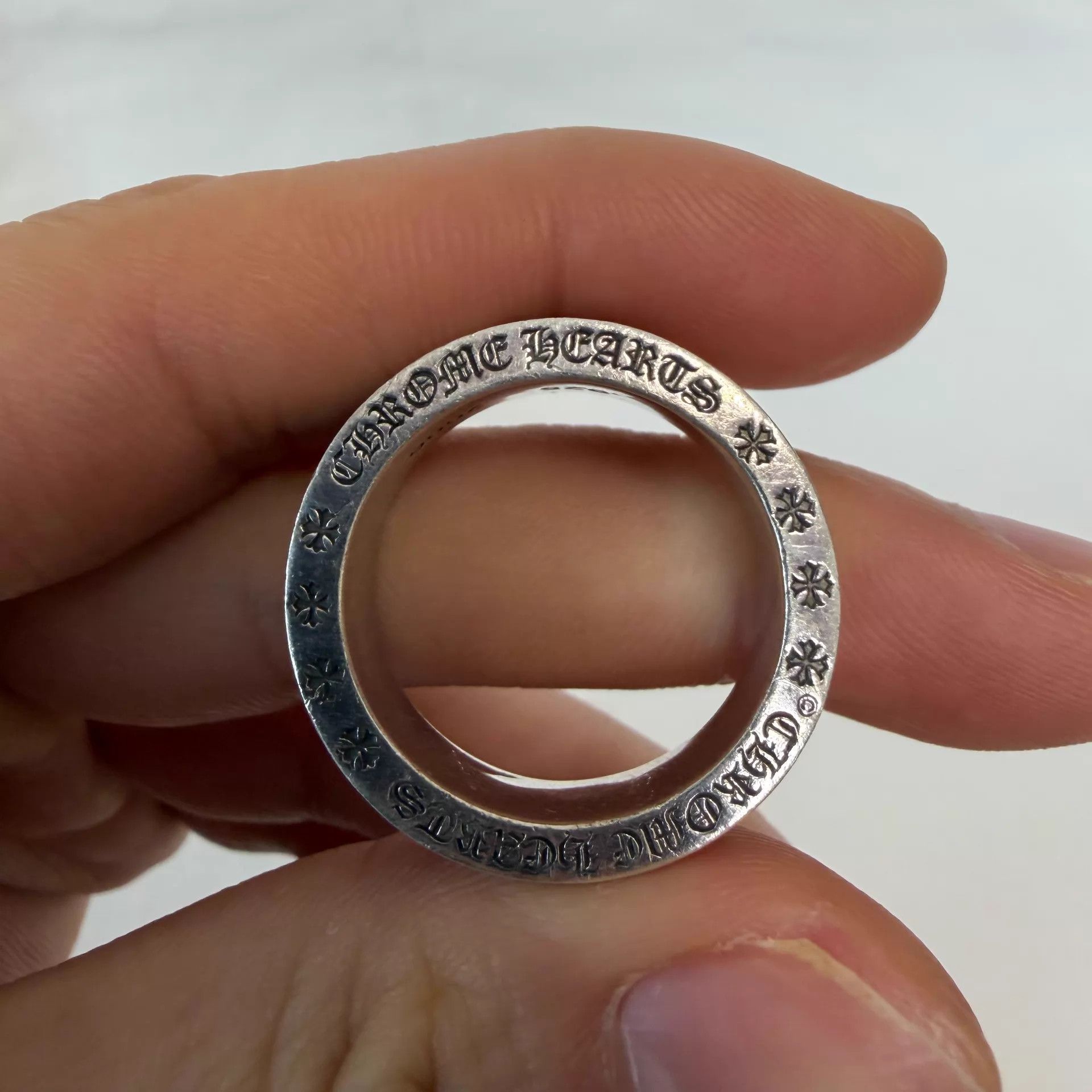 Chrome Hearts Chrome Hearts MiniPlus Cross 925 US12 Ring Minor Scuffs Size ONE SIZE - 2 Thumbnail