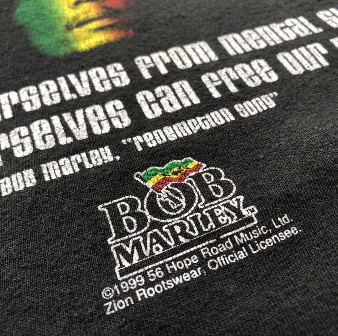 Zion Rootswear Vintage Bob Marley XL Redemption Song 1999 Size US XL / EU 56 / 4 - 2 Thumbnail