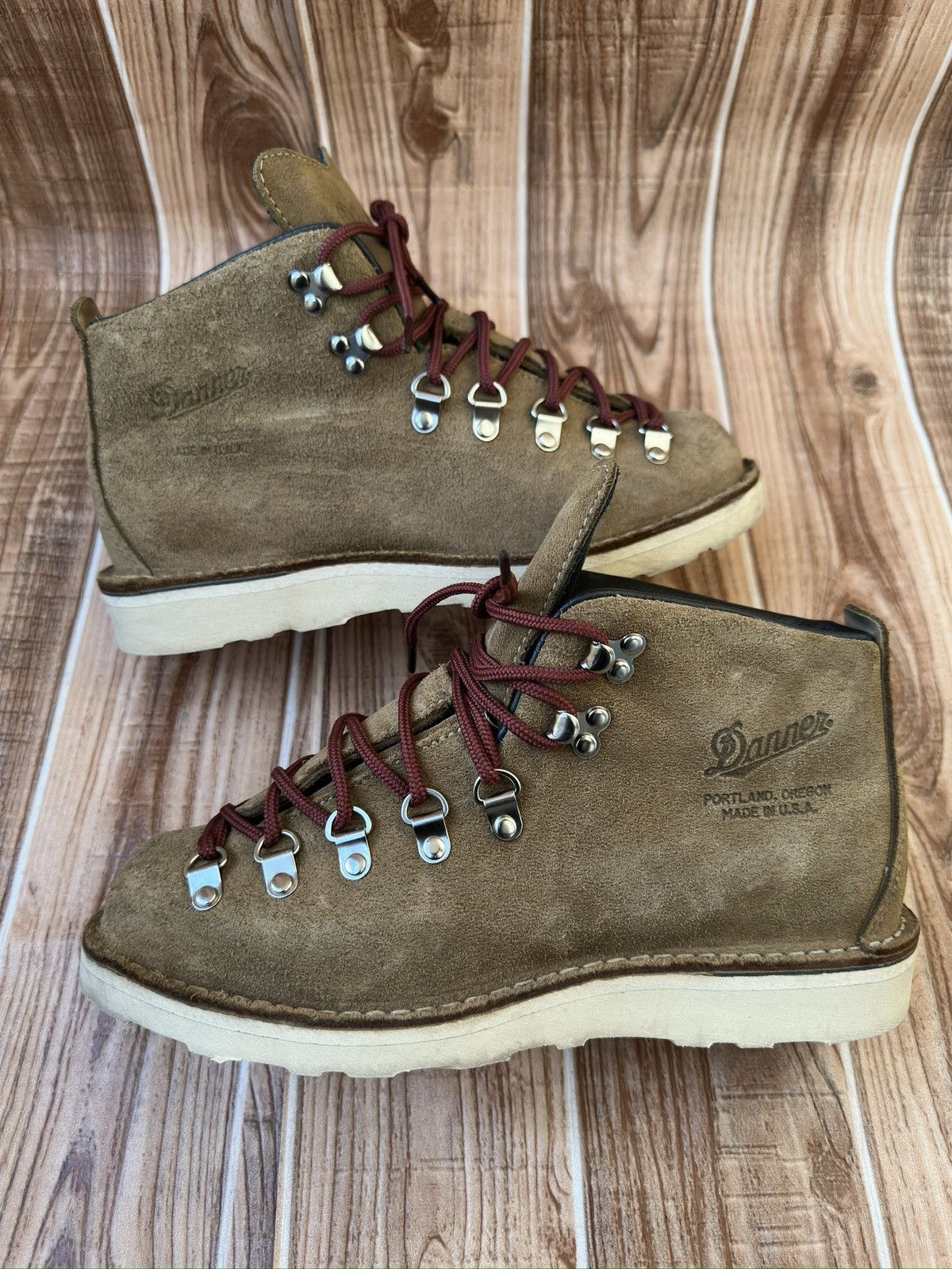 Danner DANNER Mountain Light Overton Gore-tex Brown Boots Size US 7 / EU 40 - 9 Thumbnail
