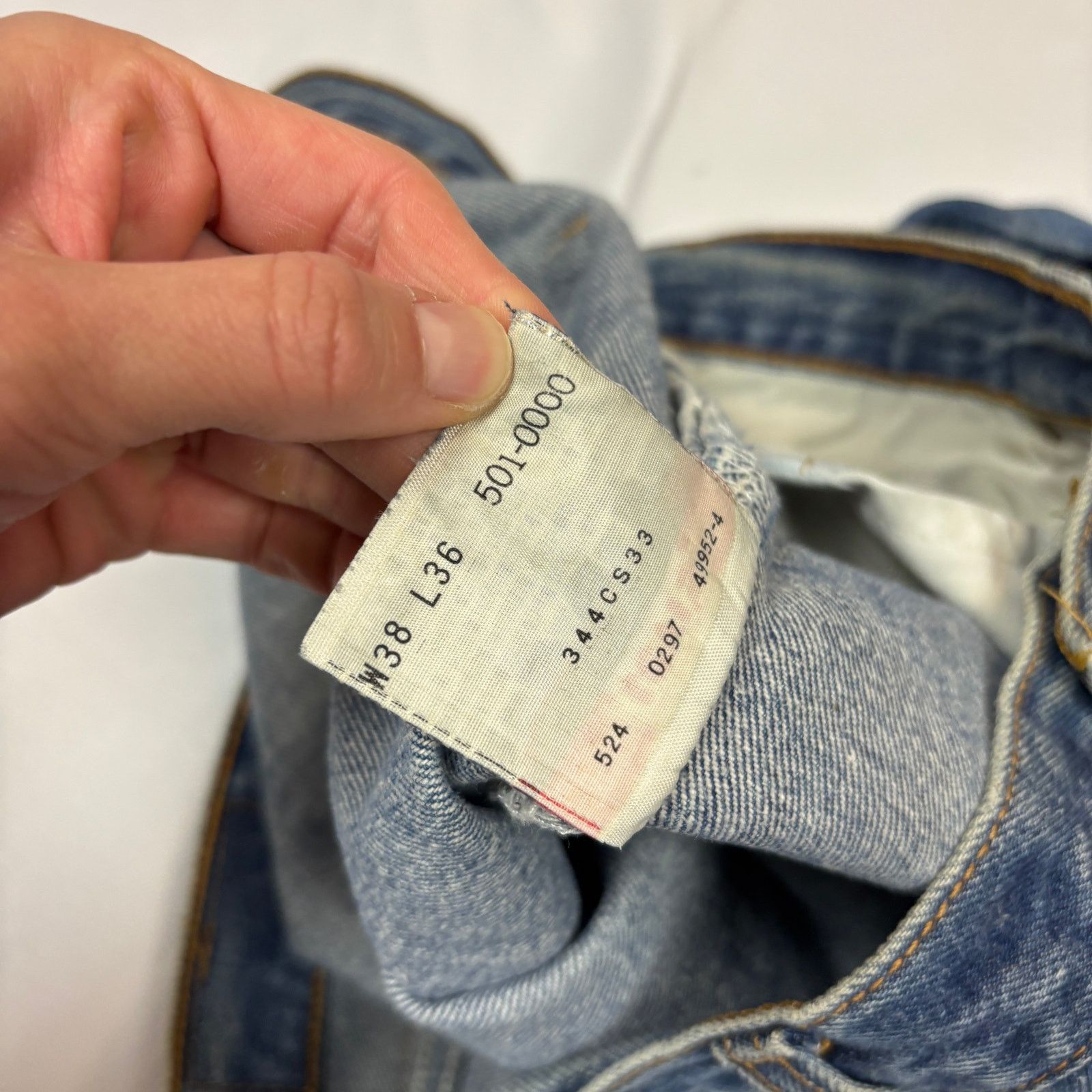Levi's Vintage 90s Levi's 501 Straight Leg Jeans 36x33 Size US 36 / EU 52 - 10 Thumbnail