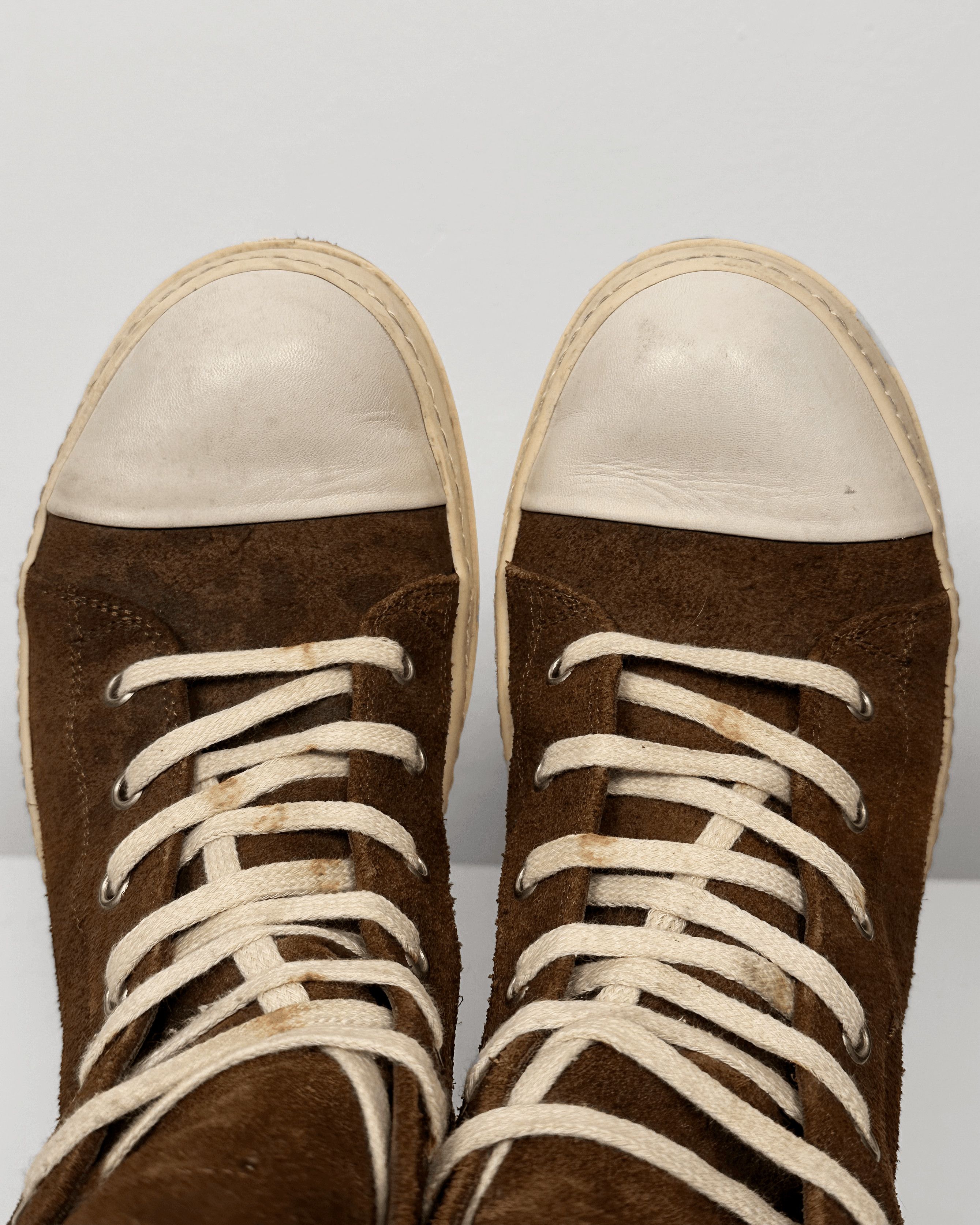 Rick Owens Rick Owens OG Mainline Suede Brown Ramones Size US 8.5 / EU 41-42 - 5 Thumbnail