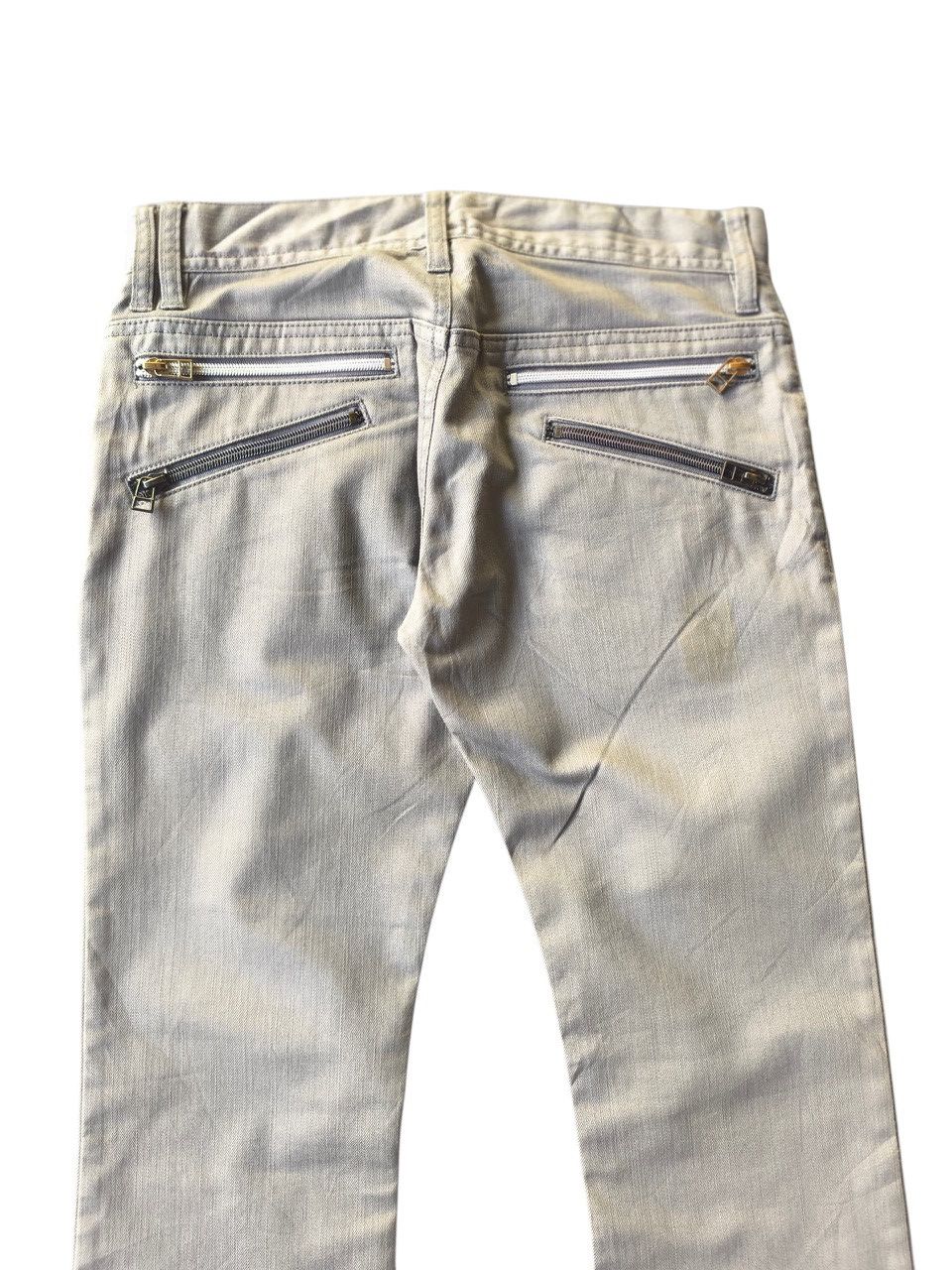 Japanese Brand Semantic Design Multizipper Pocket Flared Pants Size US 30 / EU 46 - 6 Thumbnail