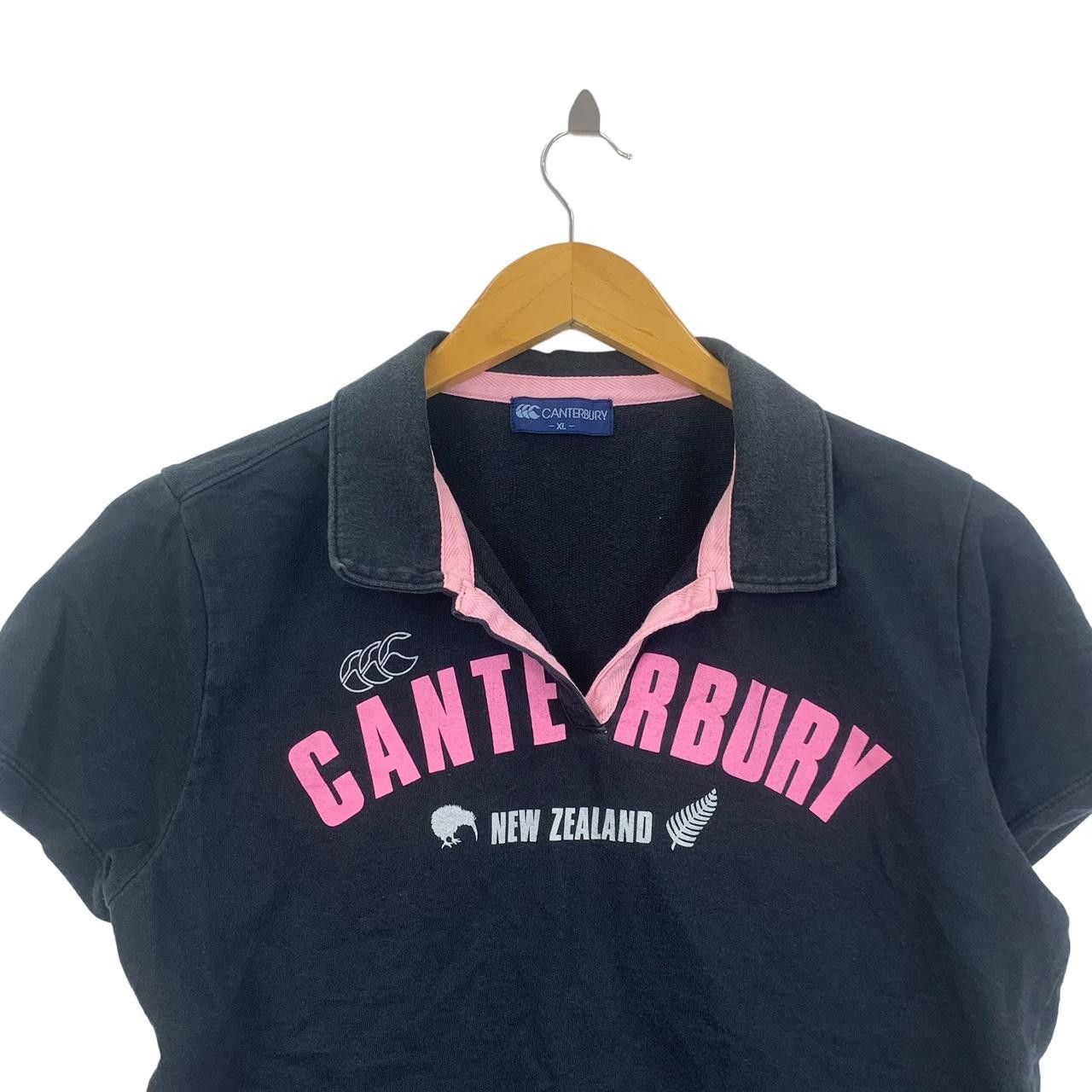 Canterbury of New Zealand Vintage CANTERBURY NEW ZEALAND Pink Polo Tee Shirt Top Size XL / US 12-14 / IT 48-50 - 2 Thumbnail