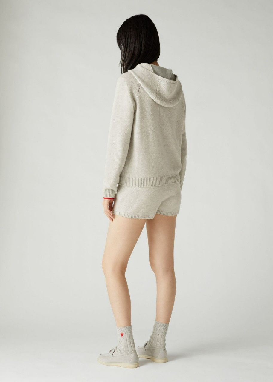 Loro Piana o1srvl11e0524 Shorts in Silver Size 27" / US 4 / IT 40 - 4 Thumbnail