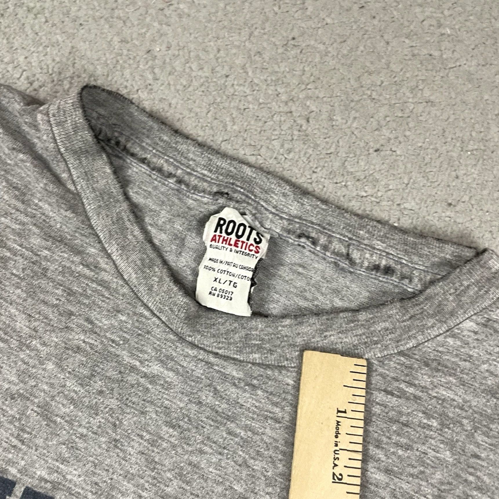 Roots VINTAGE Roots Athletics Saturday Night Live Est. 1975 T Shirt Adult XL Gray, SNL Logo, Graphic Print, NBC, Broadway Video, TV Tee, Retro, 2000s, Mens Size US XL / EU 56 / 4 - 6 Thumbnail
