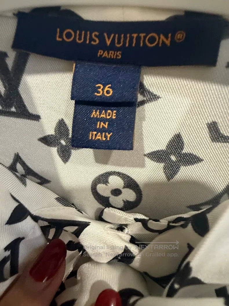Louis Vuitton Louis Vuitton Silk Ribbon Collar Shirt Size XS / US 0-2 / IT 36-38 - 2 Thumbnail