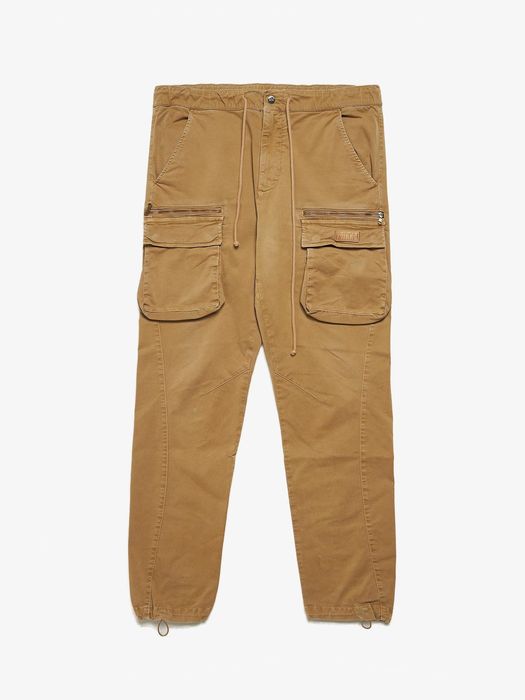 Kith Beige Laced Logo Patched Cotton Cargo Pants