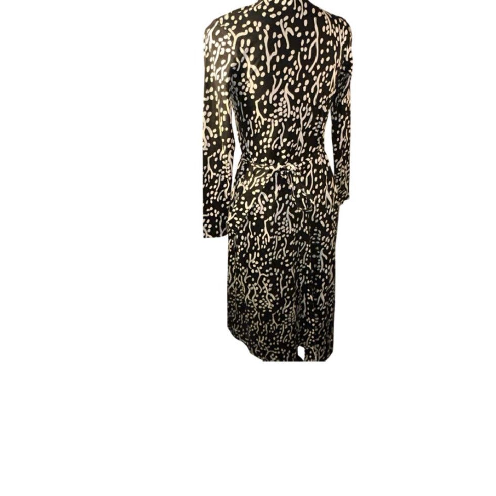 Diane von Furstenberg Diane Von Furstenberg BLK & White Wrap Dress XX Small NWT Size XXS / US 00 / IT 34 - 2 Thumbnail