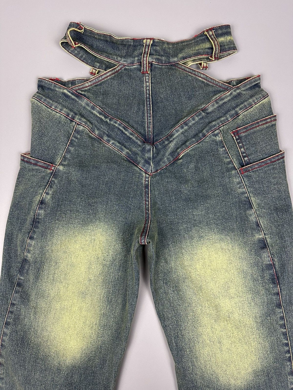 14th Addiction × If Six Was Nine 🔥Sick Nice🔥Japanese High-Waisted Pleated Flare Jeans Size 28" / US 6 / IT 42 - 10 Thumbnail