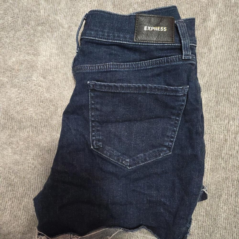 Express Express Jean Shorts Size 26" / US 2 / IT 38 - 5 Thumbnail