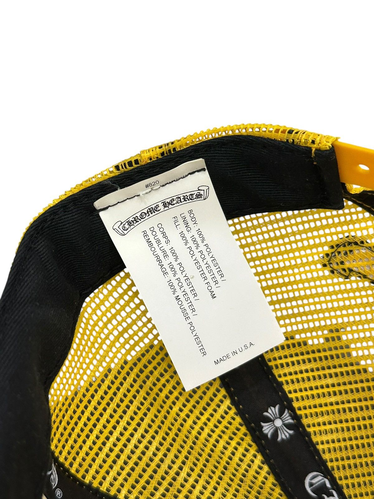 Chrome Hearts Chrome Hearts Yellow Camo Cemetery Cross Trucker Size ONE SIZE - 5 Thumbnail