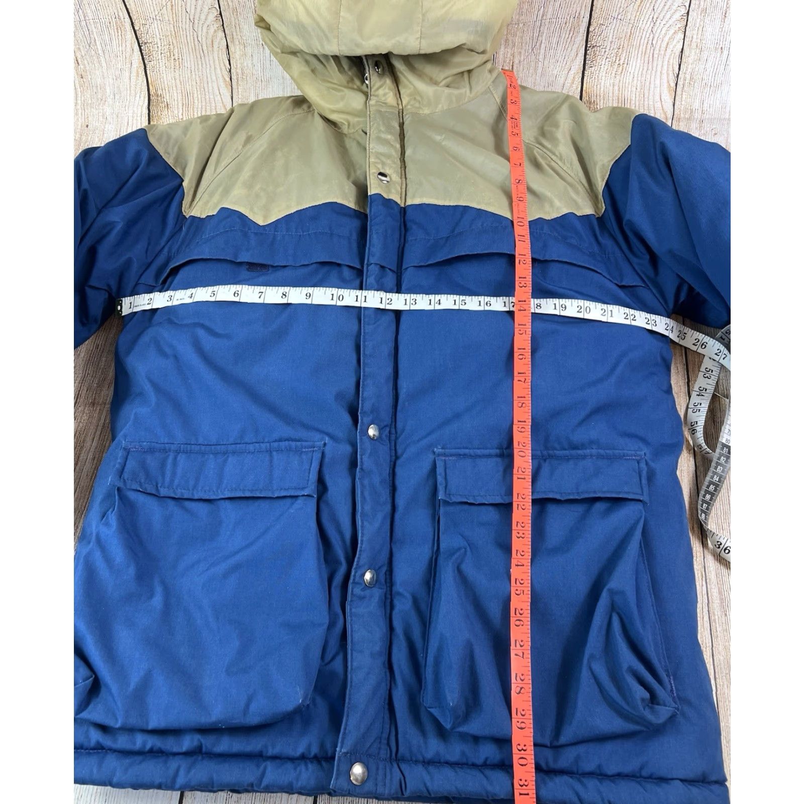 Vintage VINTAGE L.L.Bean Puffer Jacket Coat Mens M Brown Down 2-Tone Cursive Logo 1970s Outdoor Insulated Size US M / EU 48-50 / 2 - 7 Thumbnail