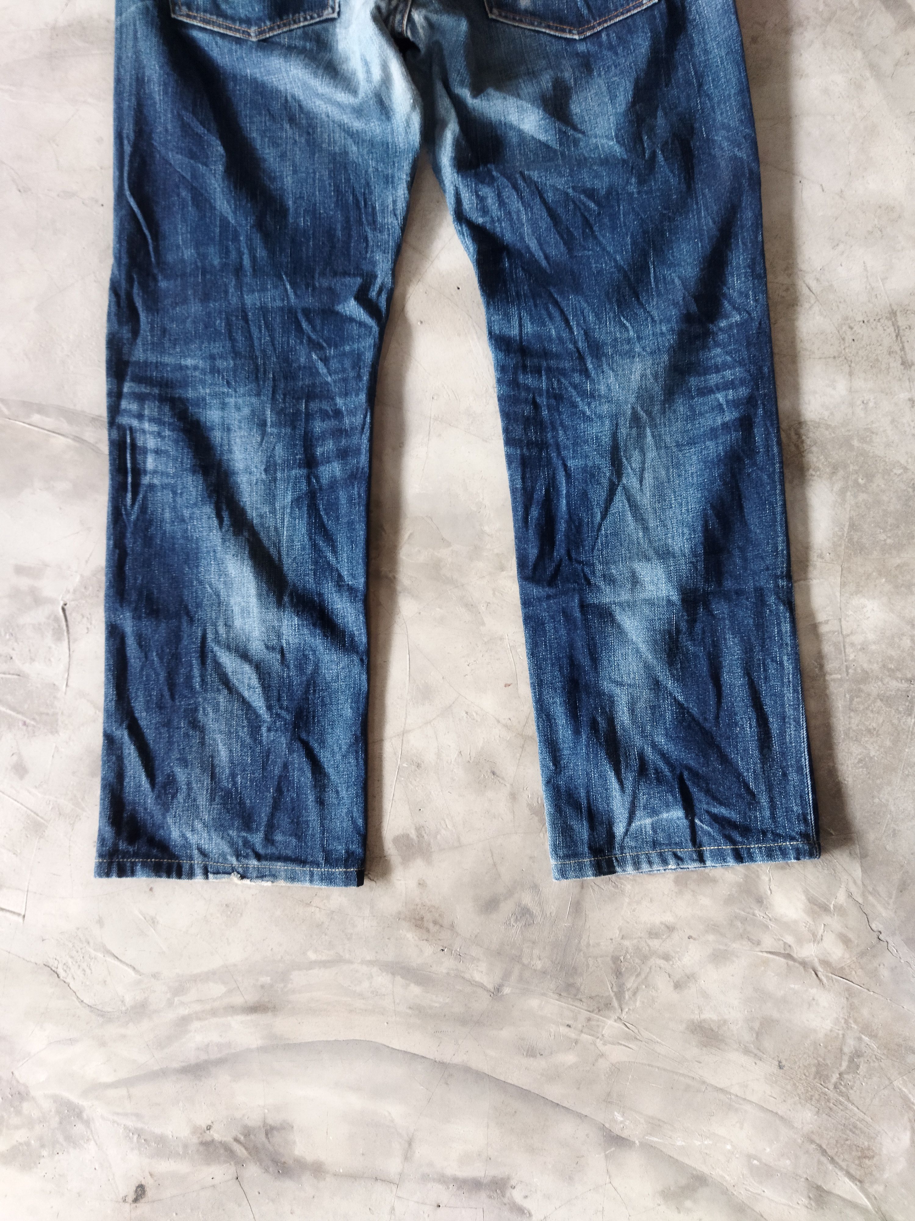 Vintage VINTAGE BACK NUMBER DISTRESSED BLUE JEANS PANTS Size US 36 / EU 52 - 9 Thumbnail